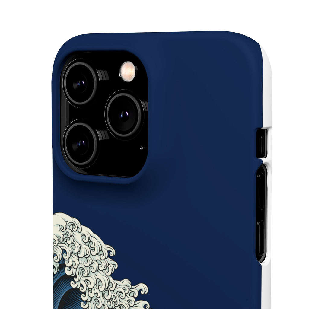 Phone Case — 'Go with the Flow' Wave Design