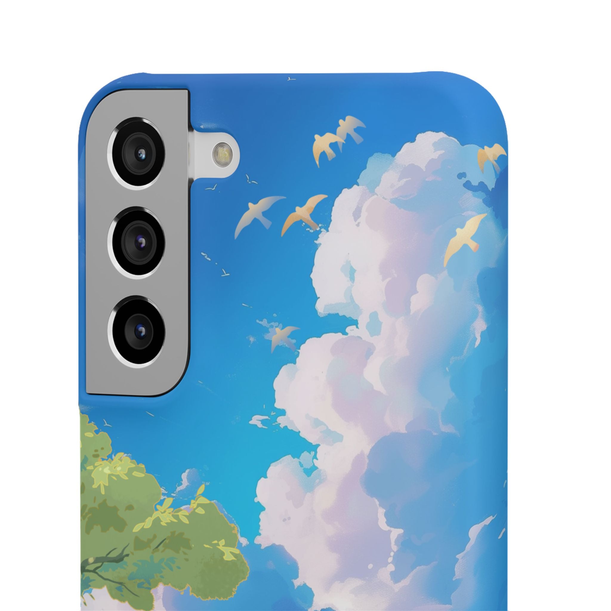Snap Case Phone Case — Blue Sky Meadow Cloud Art