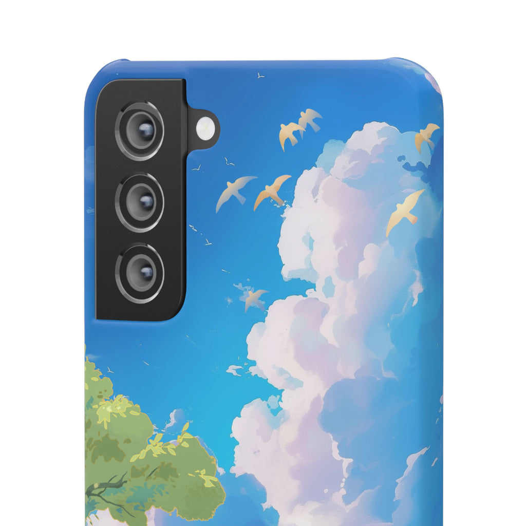 Snap Case Phone Case — Blue Sky Meadow Cloud Art