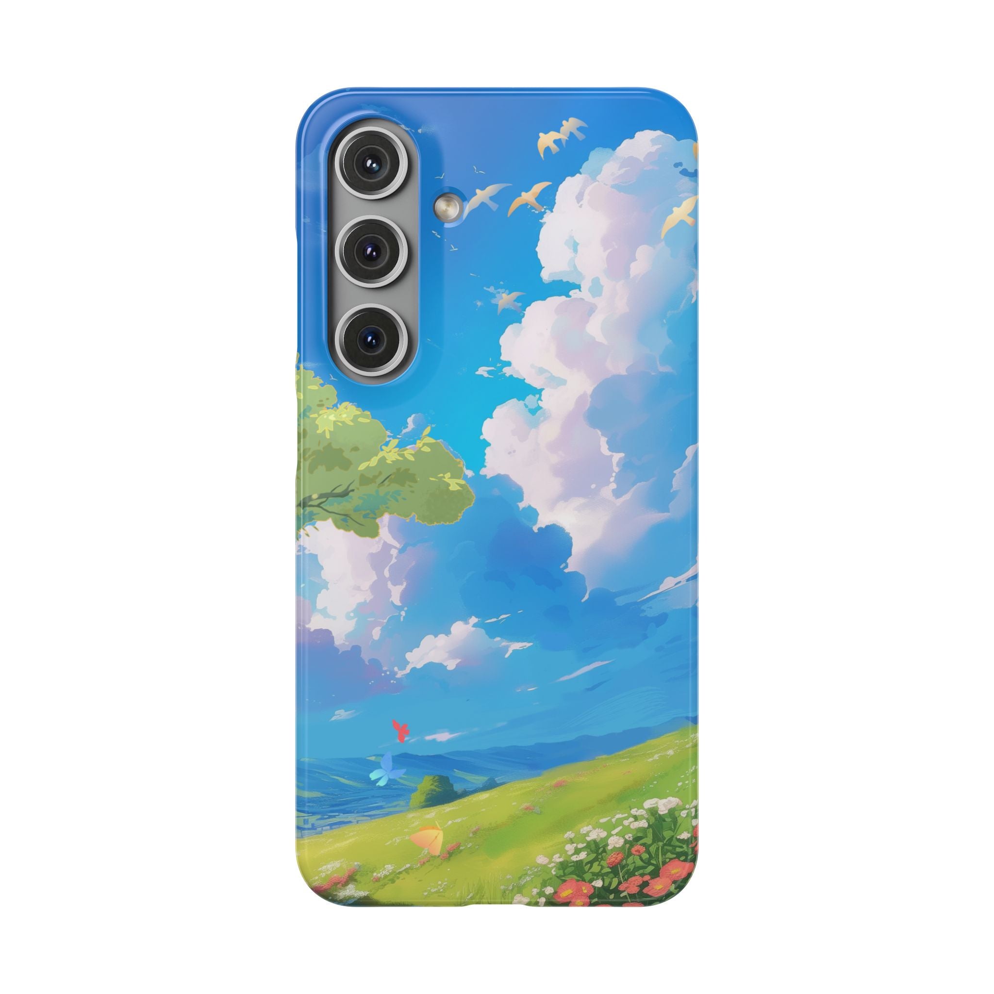 Snap Case Phone Case — Blue Sky Meadow Cloud Art