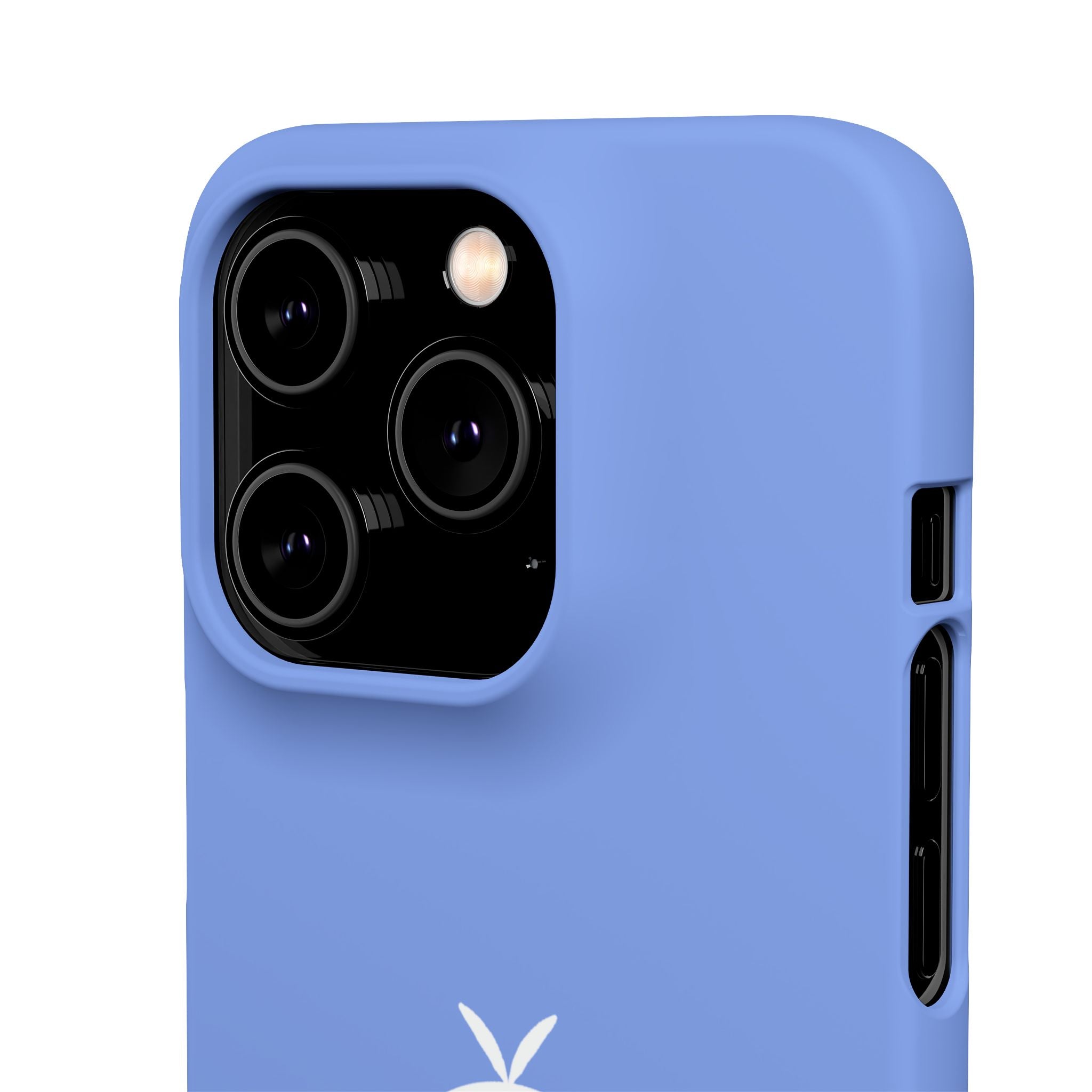 Cute Goose Phone Case – Blue Snap Phone Cover with Whimsical Bird Design