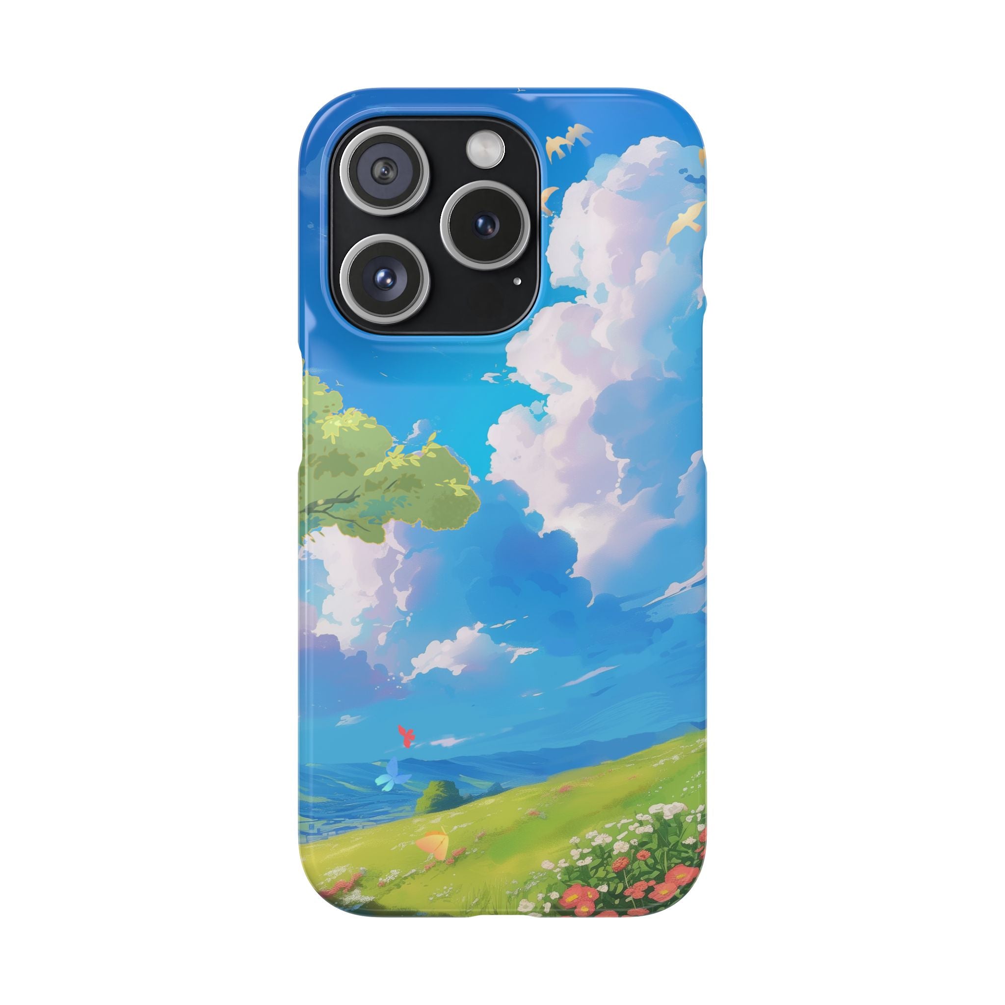 Snap Case Phone Case — Blue Sky Meadow Cloud Art