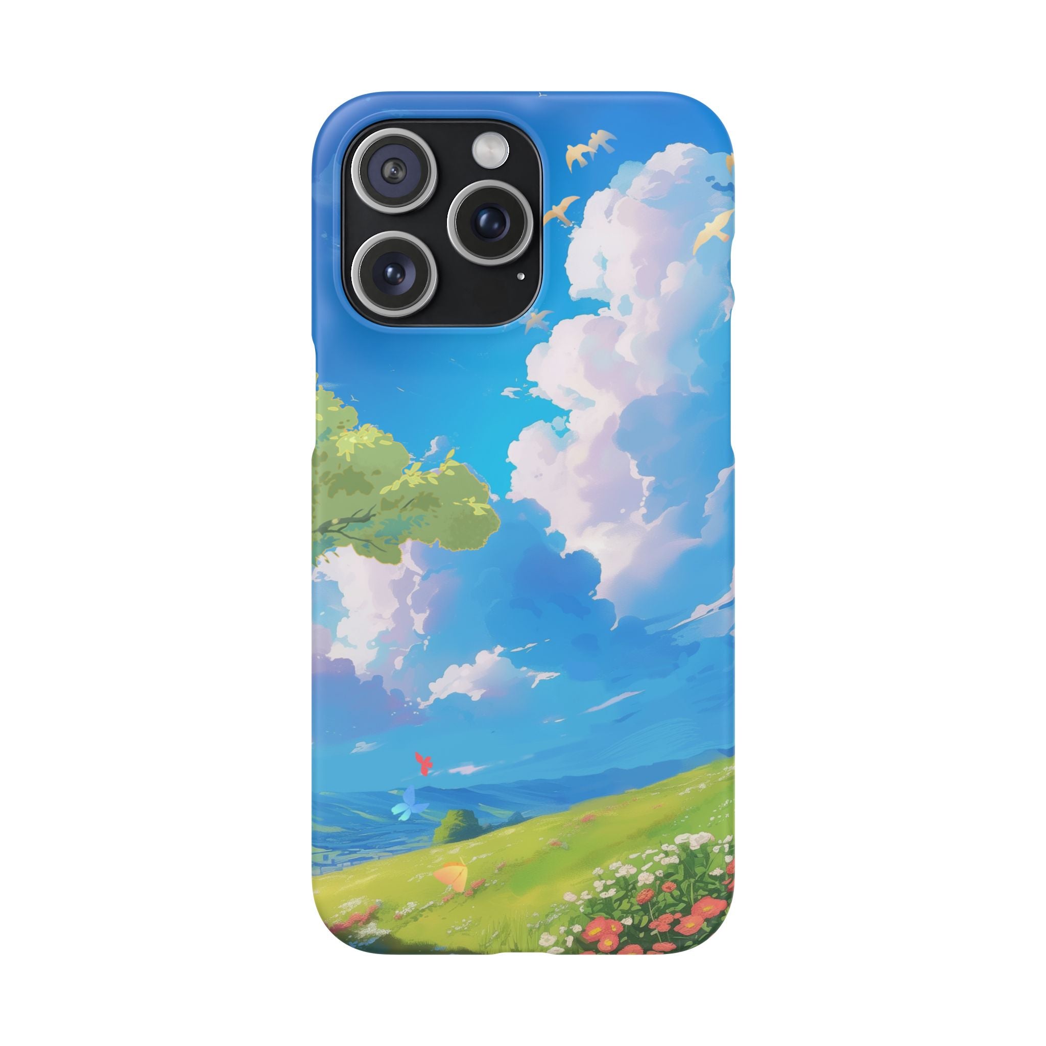 Snap Case Phone Case — Blue Sky Meadow Cloud Art