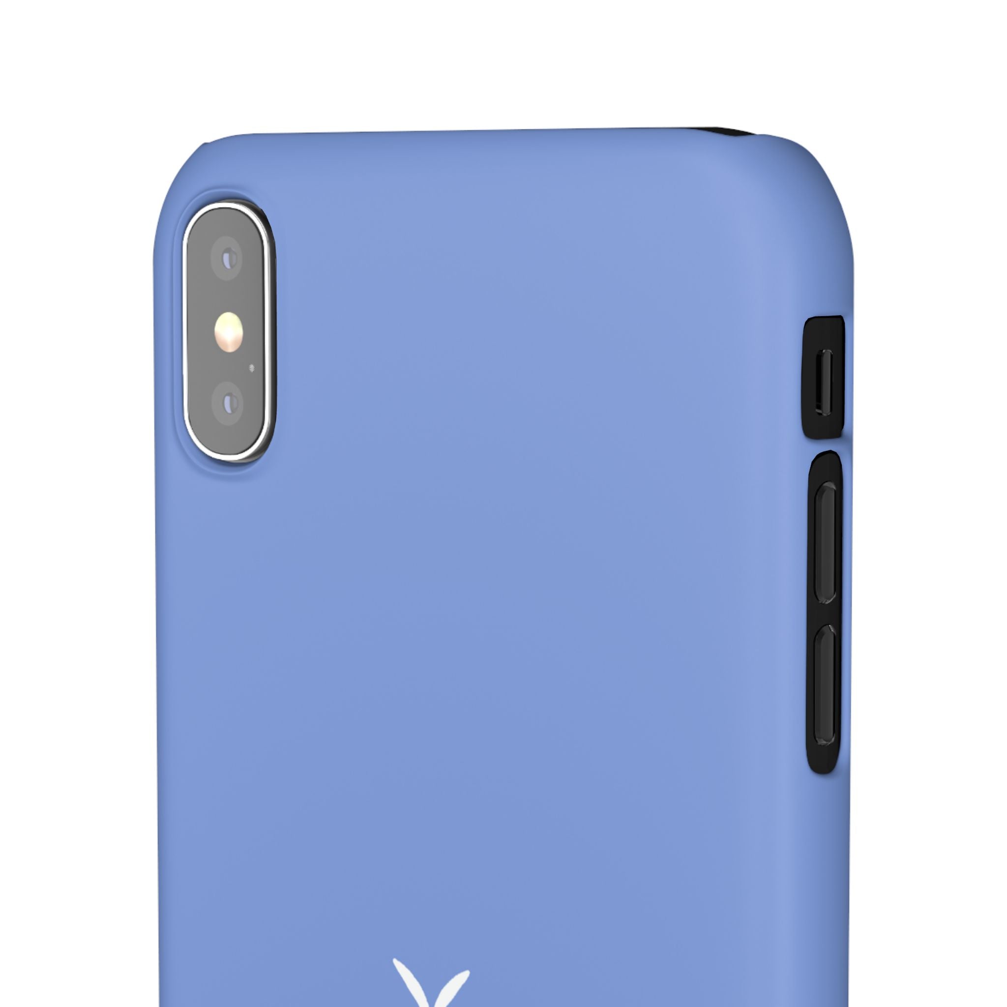 Cute Goose Phone Case – Blue Snap Phone Cover with Whimsical Bird Design