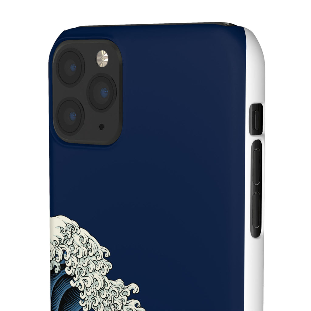 Phone Case — 'Go with the Flow' Wave Design