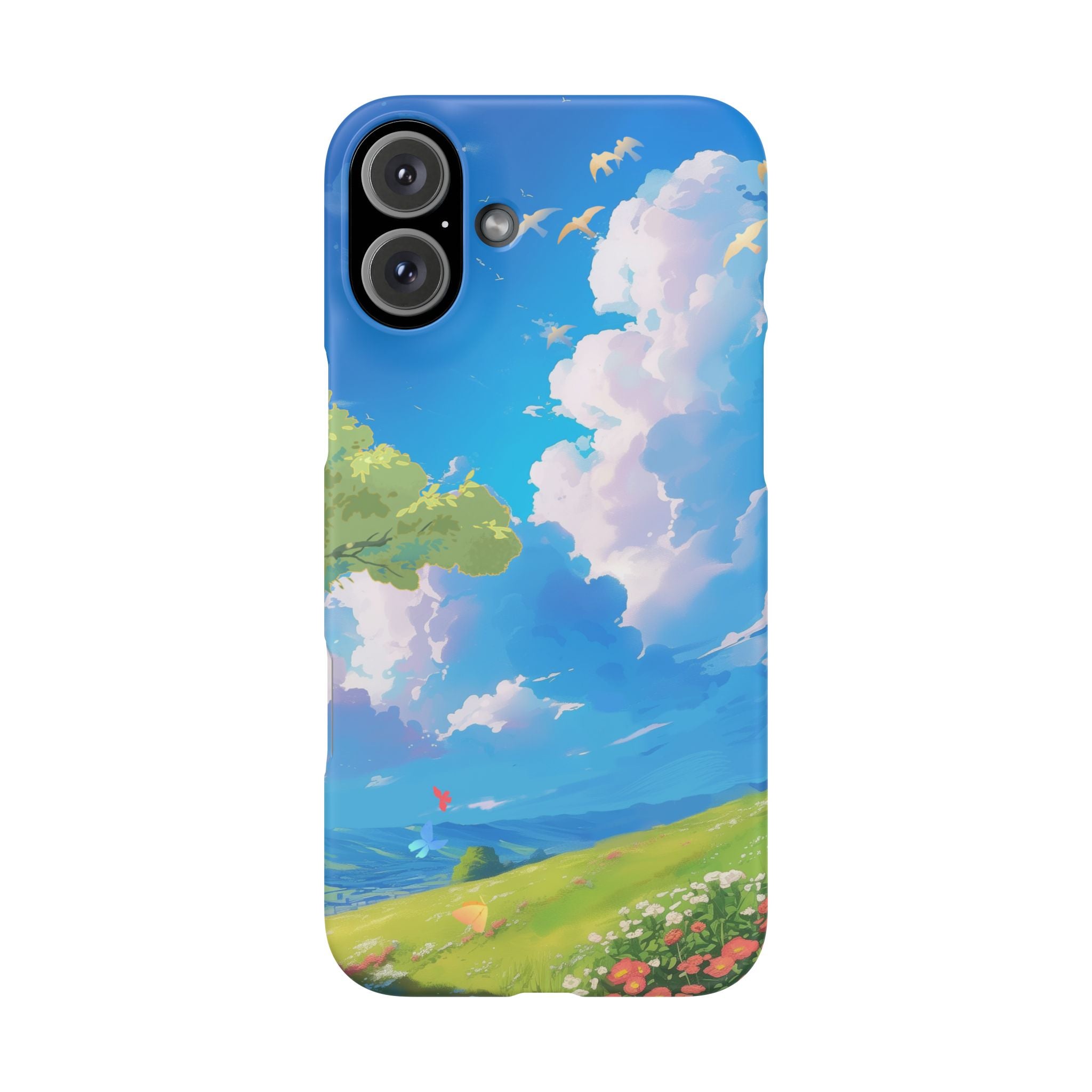 Snap Case Phone Case — Blue Sky Meadow Cloud Art