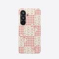 Pink Bow Patchwork Case