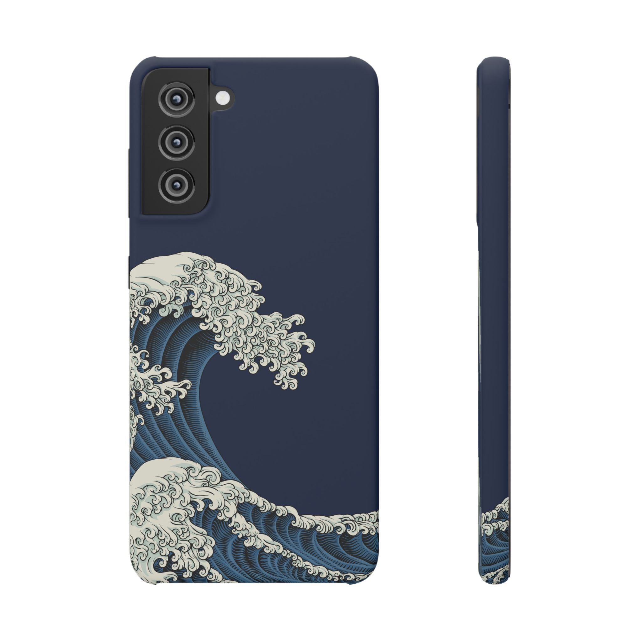 Phone Case — 'Go with the Flow' Wave Design