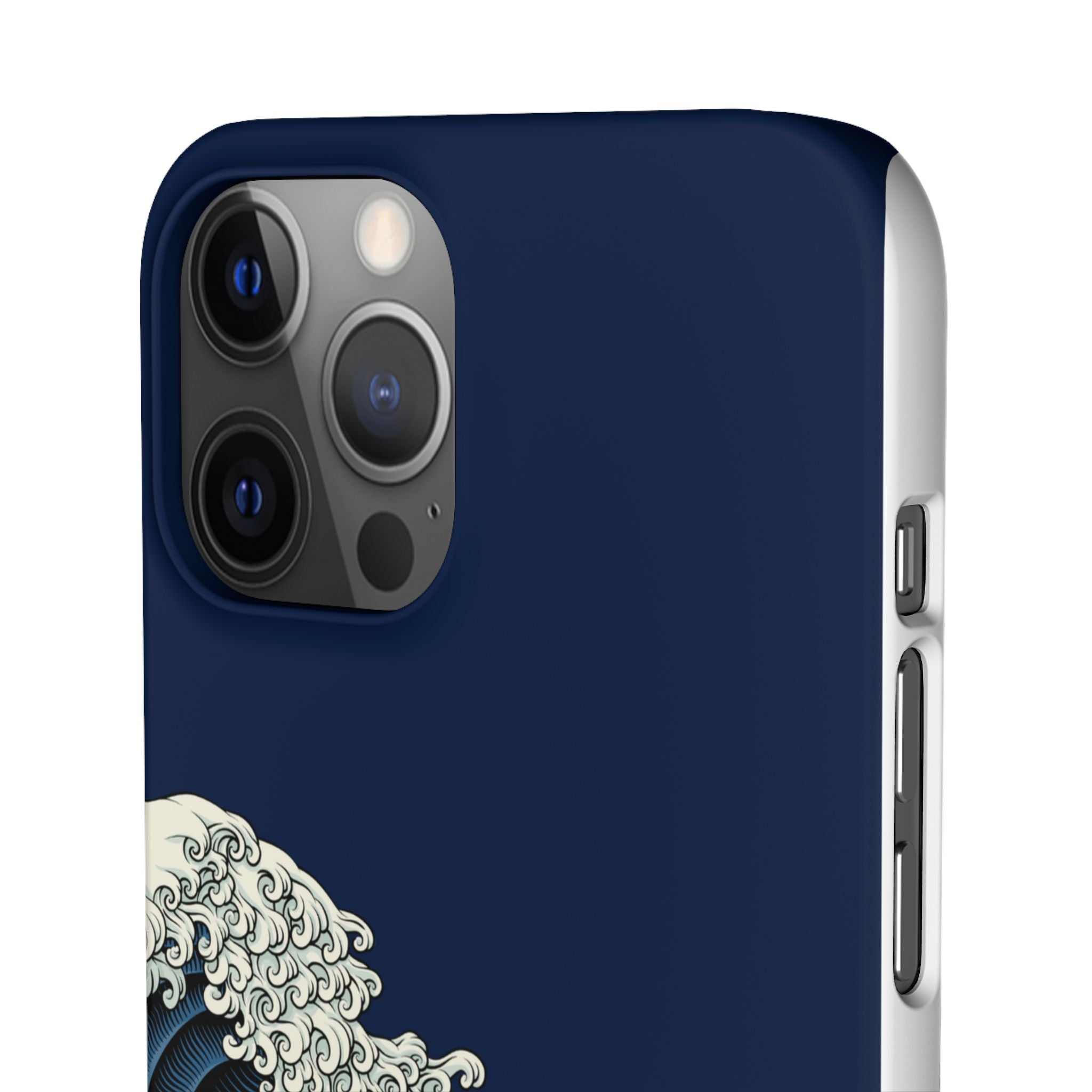 Phone Case — 'Go with the Flow' Wave Design