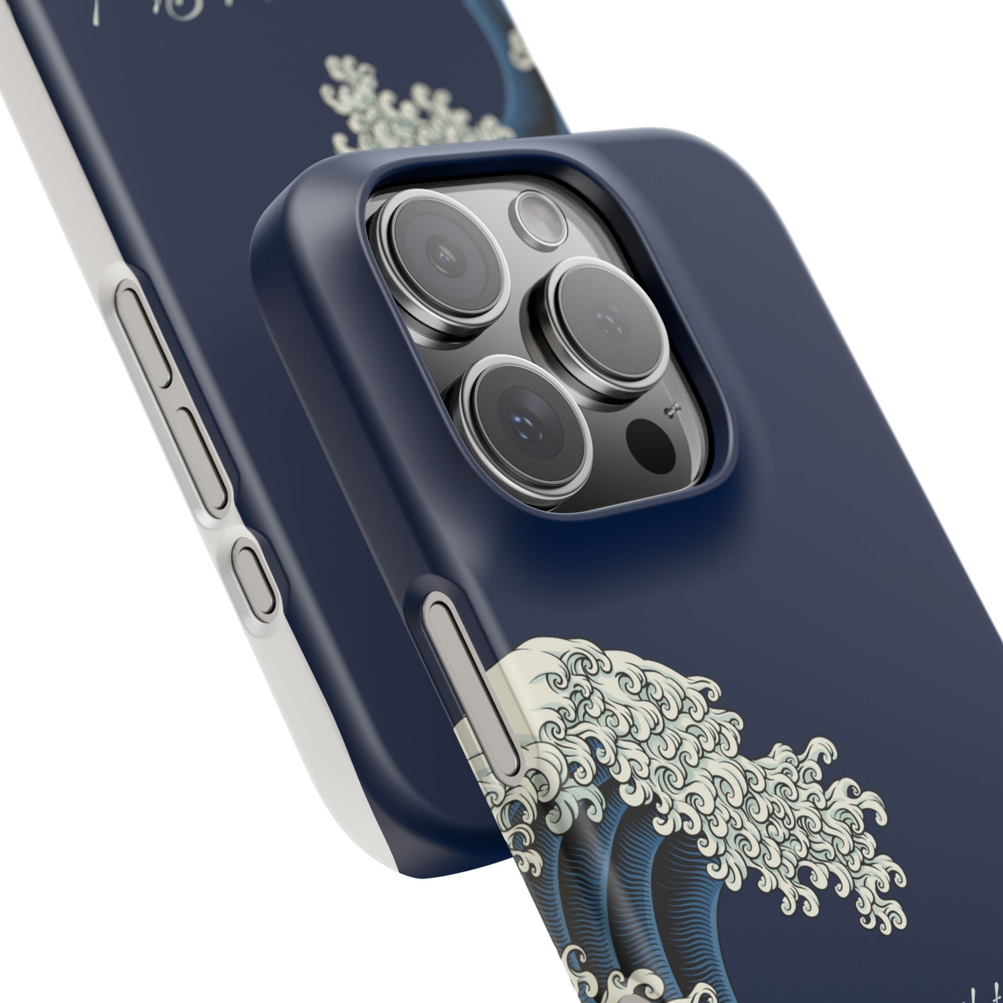 Phone Case — 'Go with the Flow' Wave Design