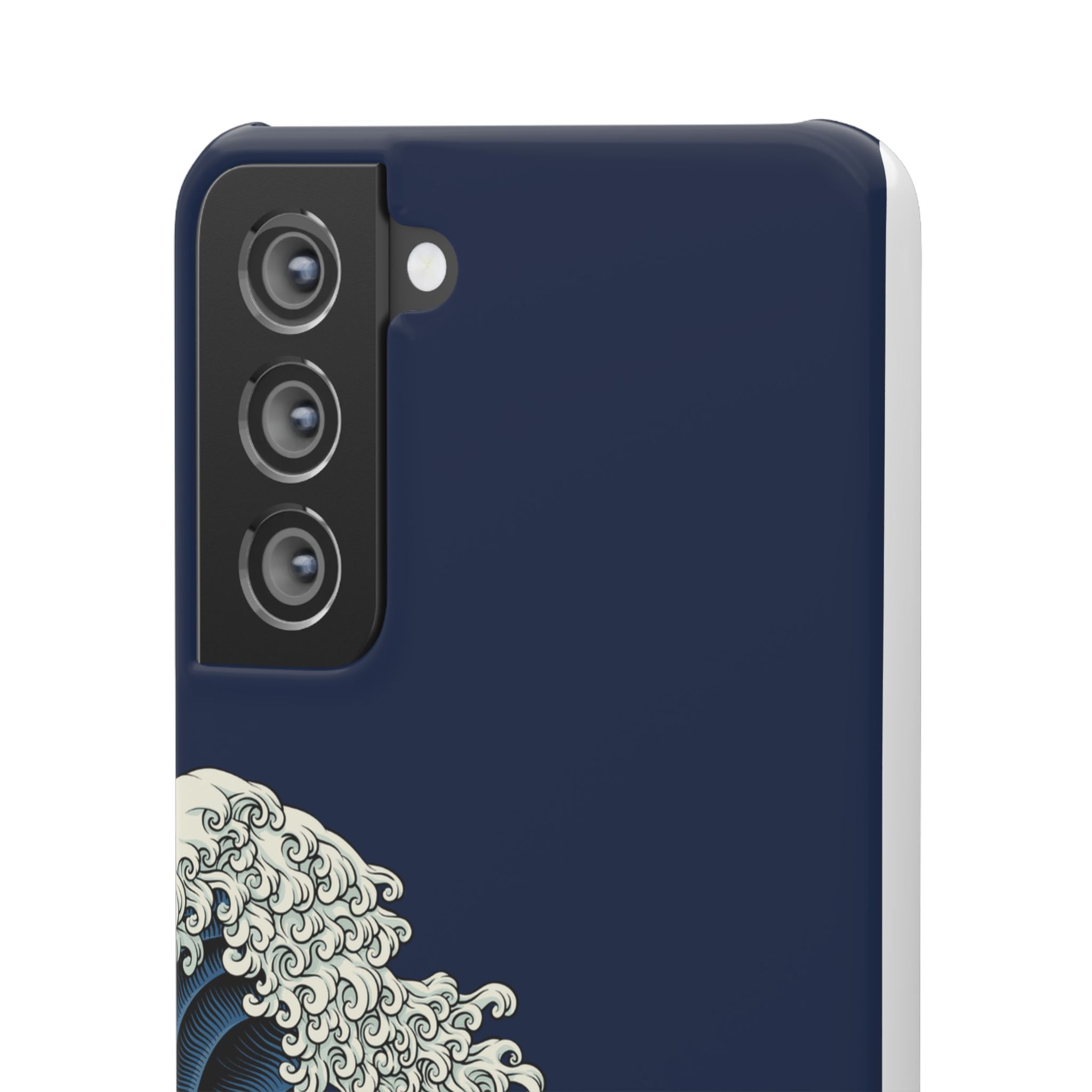 Phone Case — 'Go with the Flow' Wave Design