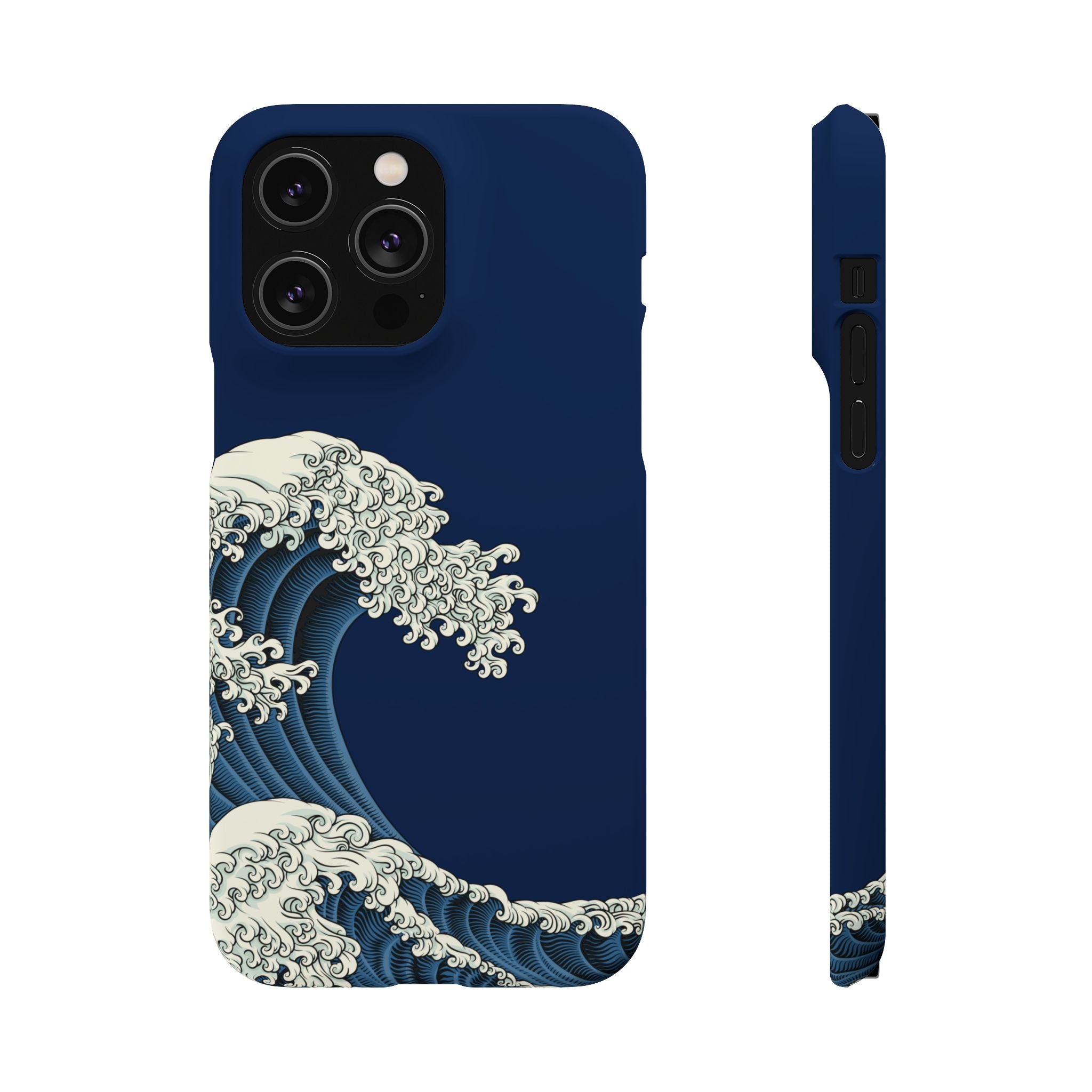 Phone Case — 'Go with the Flow' Wave Design