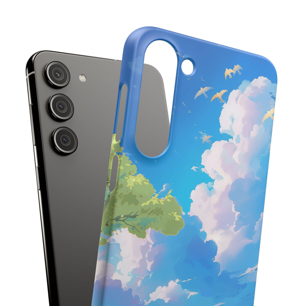 Snap Case Phone Case — Blue Sky Meadow Cloud Art