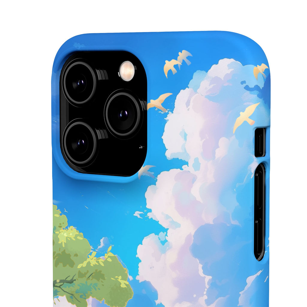 Snap Case Phone Case — Blue Sky Meadow Cloud Art