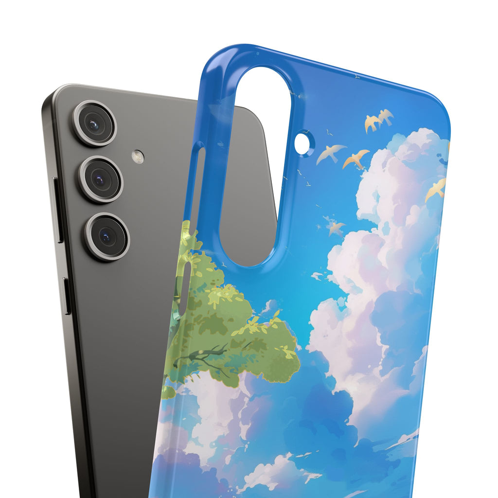 Snap Case Phone Case — Blue Sky Meadow Cloud Art