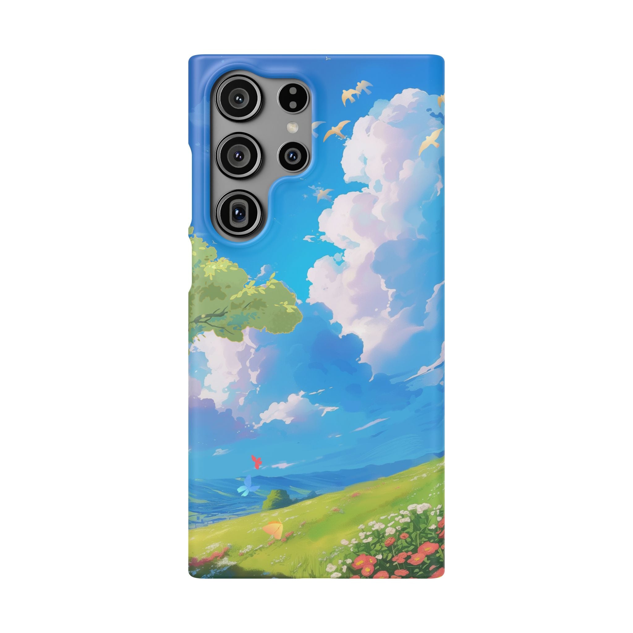 Snap Case Phone Case — Blue Sky Meadow Cloud Art