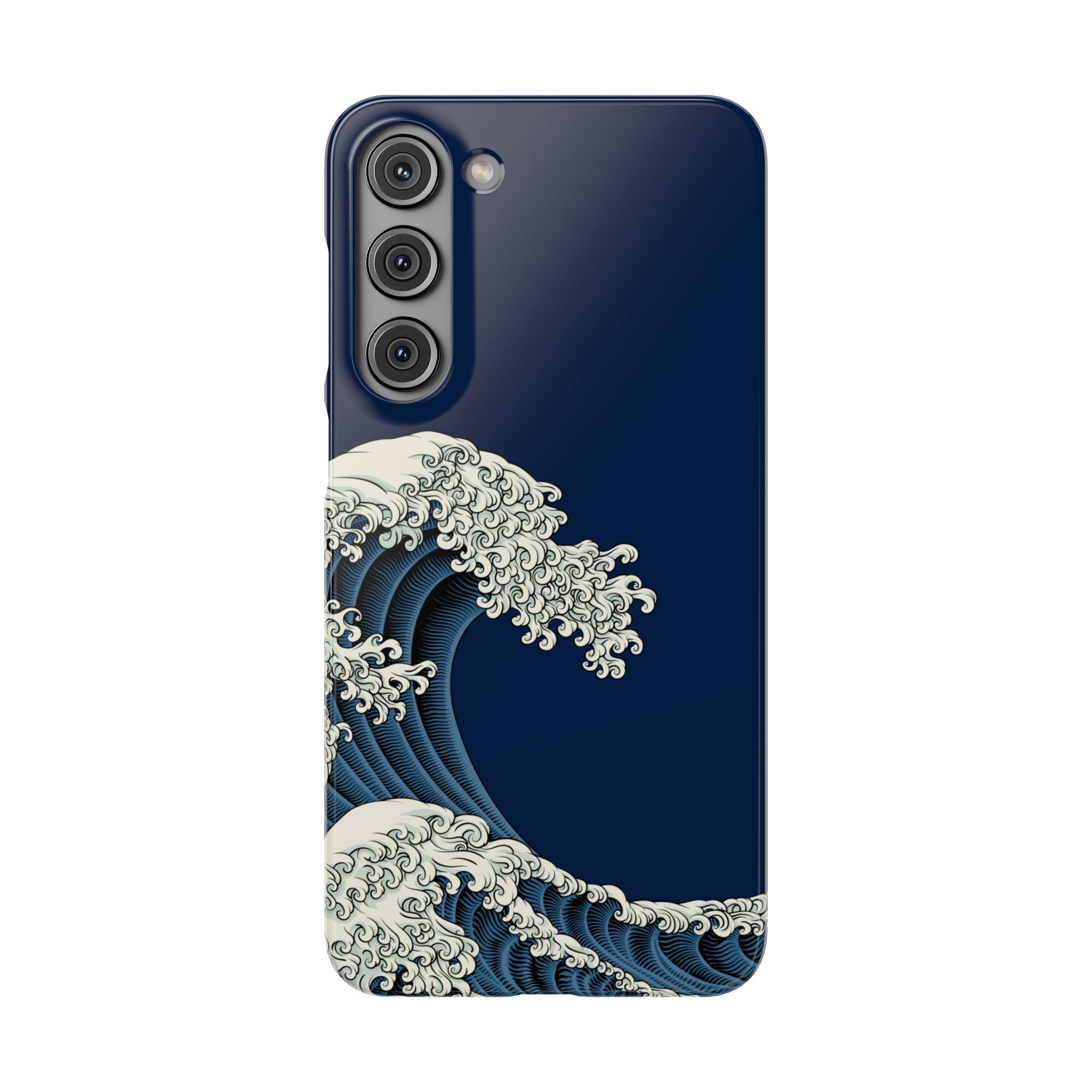 Phone Case — 'Go with the Flow' Wave Design