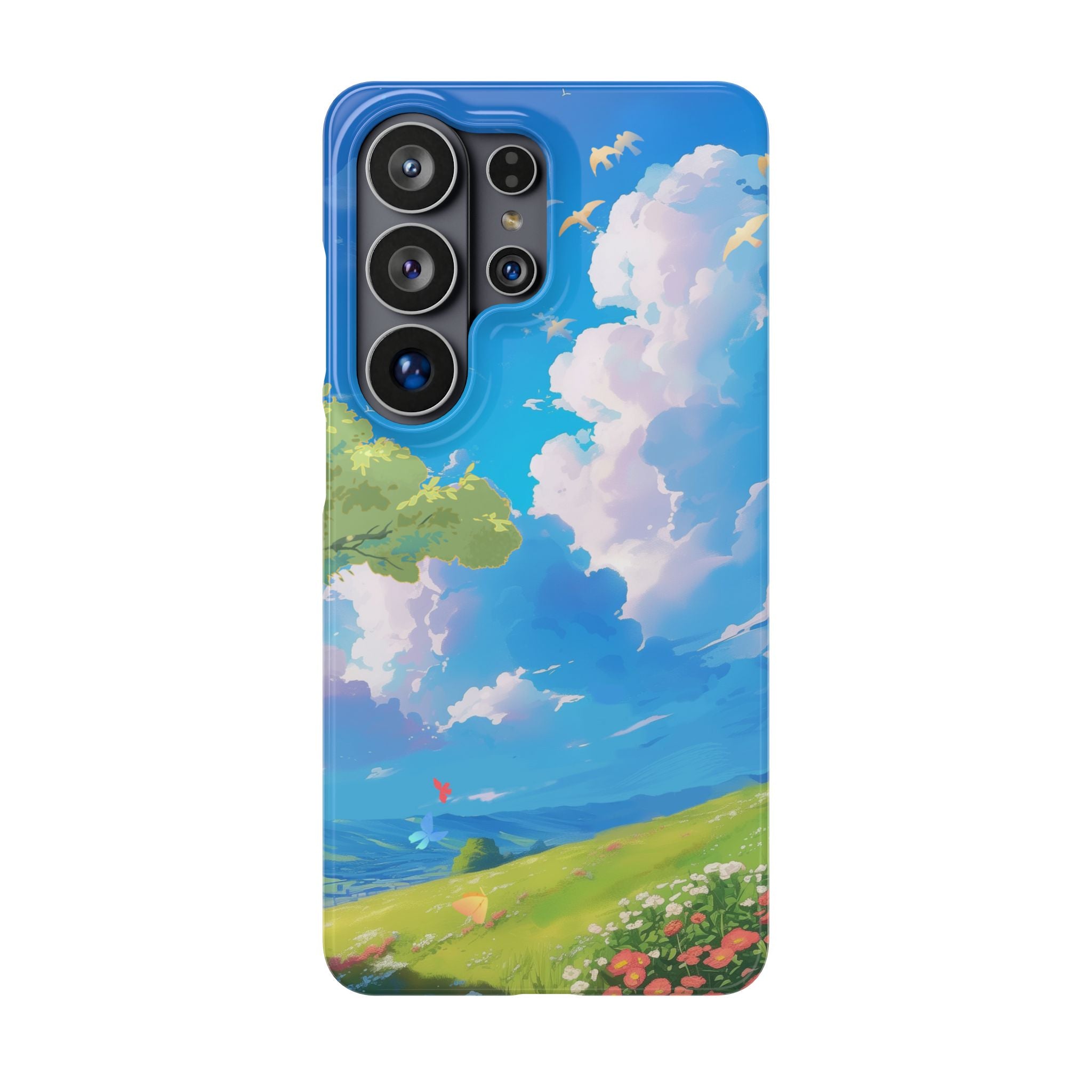 Snap Case Phone Case — Blue Sky Meadow Cloud Art