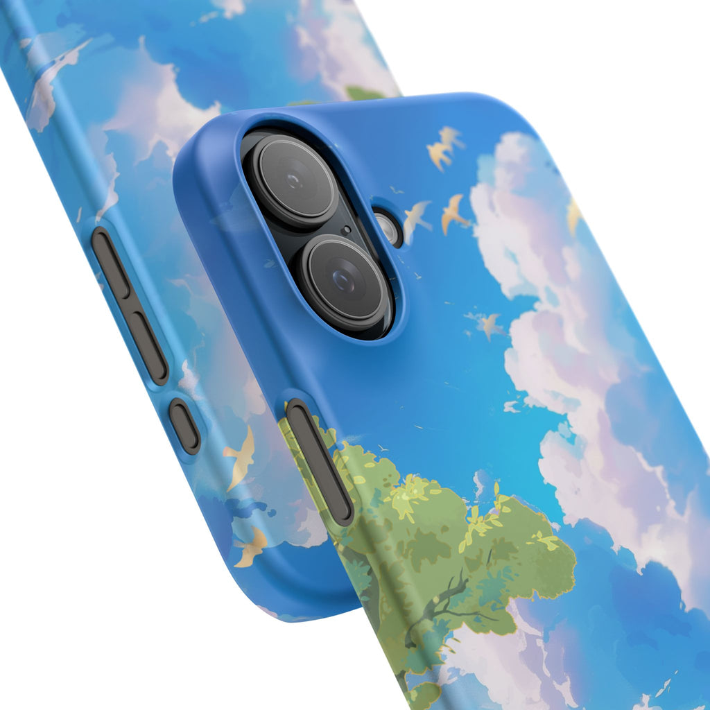 Snap Case Phone Case — Blue Sky Meadow Cloud Art
