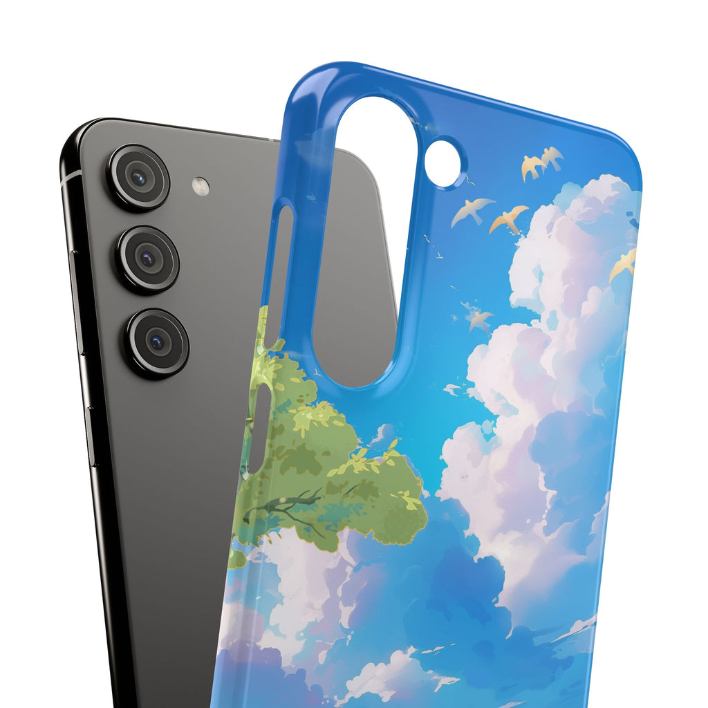 Snap Case Phone Case — Blue Sky Meadow Cloud Art