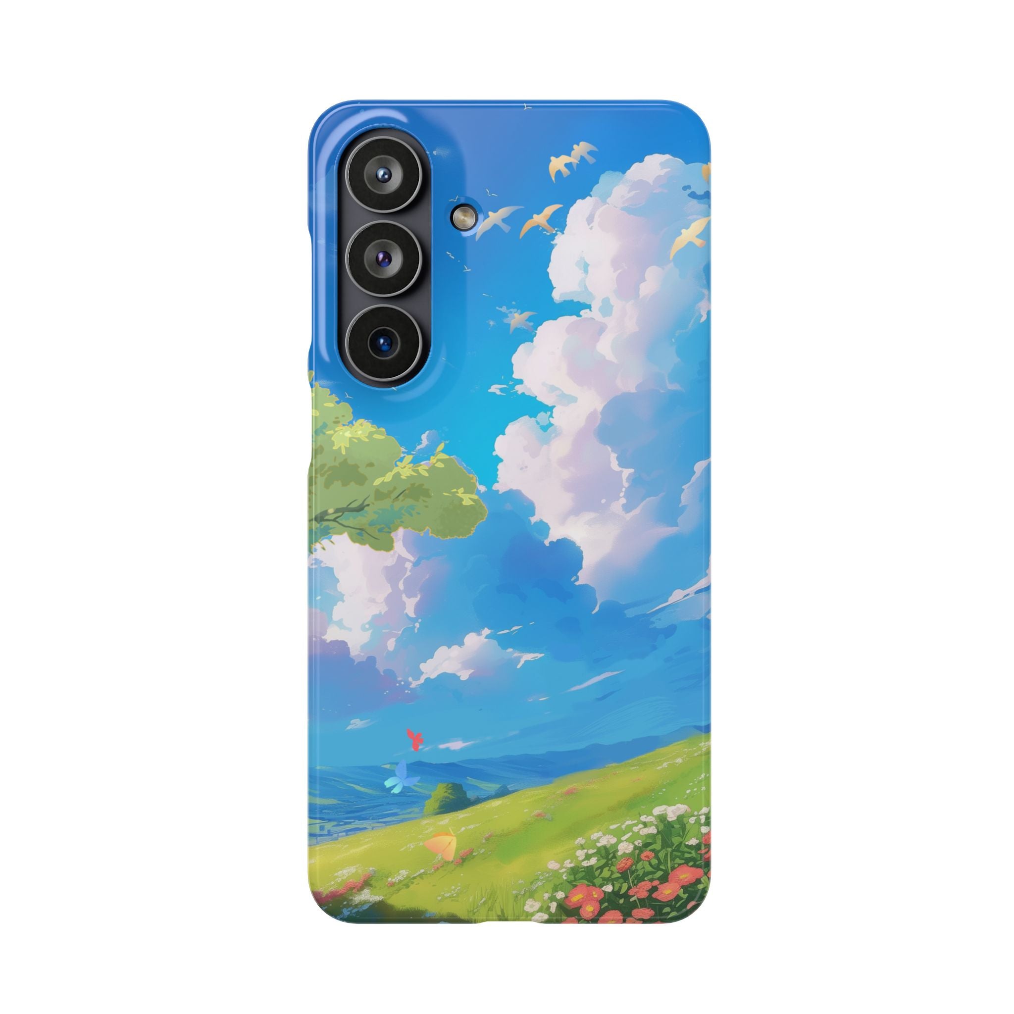 Snap Case Phone Case — Blue Sky Meadow Cloud Art