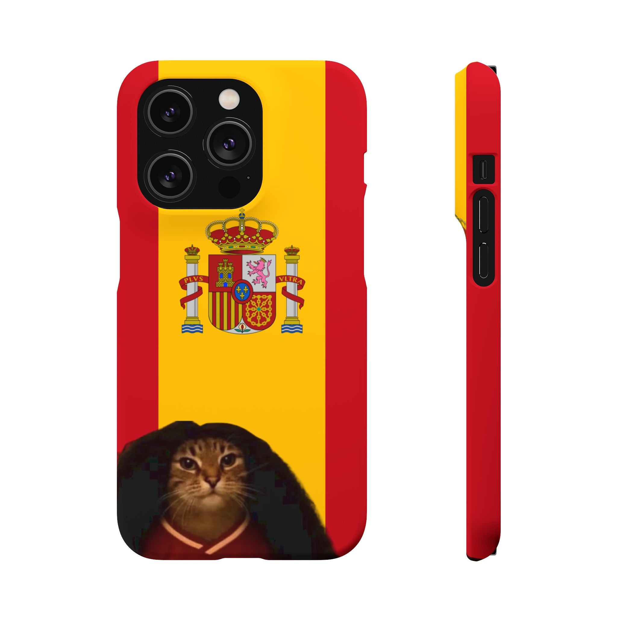 Cucurella Cat Phone Case — Spain Crest Snap Case
