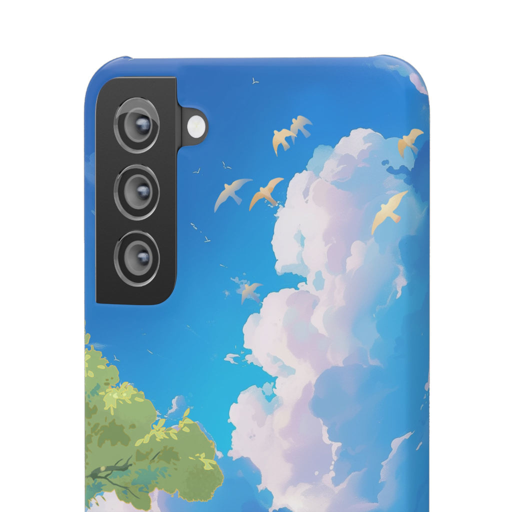 Snap Case Phone Case — Blue Sky Meadow Cloud Art