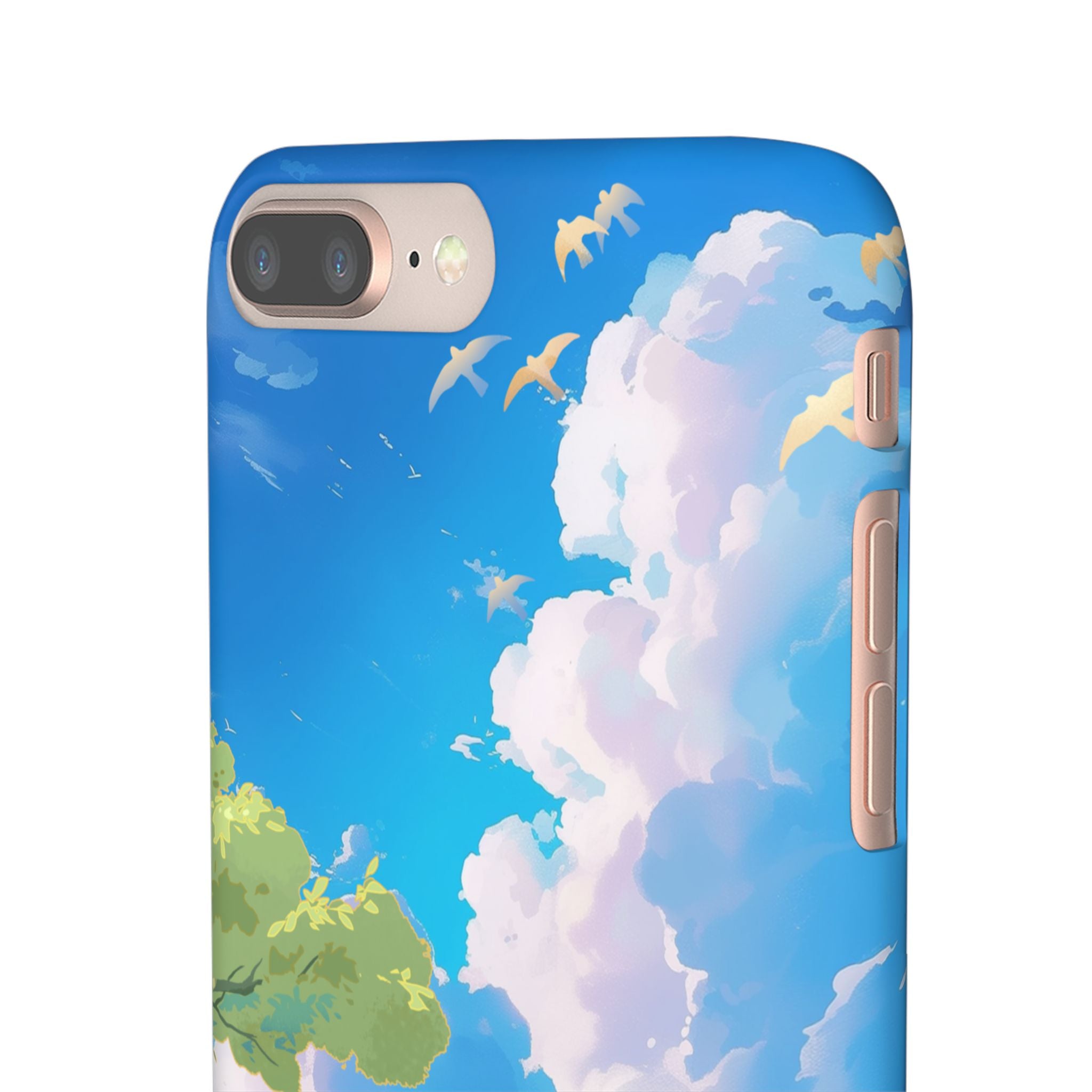 Snap Case Phone Case — Blue Sky Meadow Cloud Art