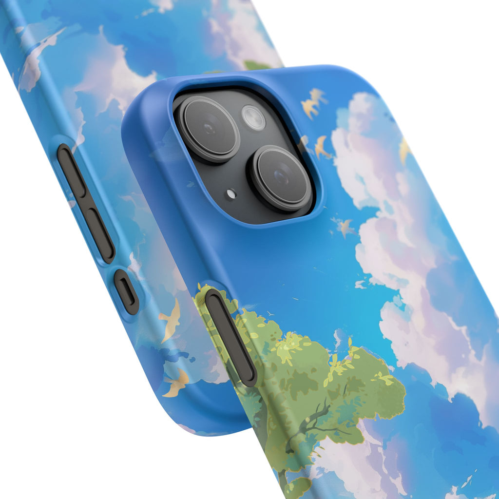 Snap Case Phone Case — Blue Sky Meadow Cloud Art
