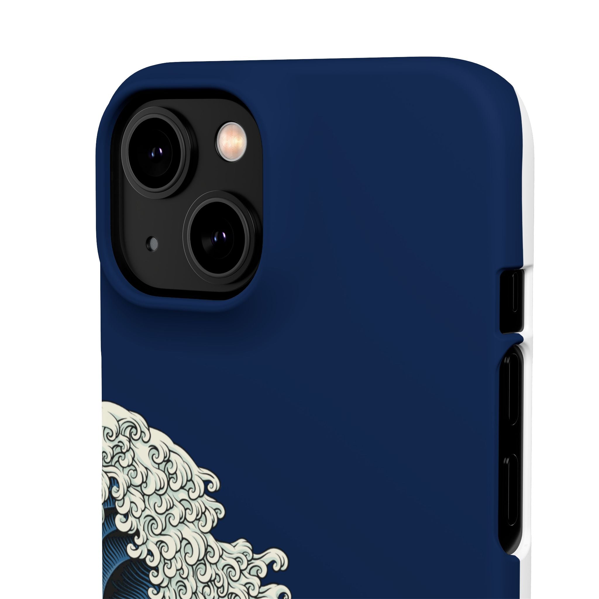 Phone Case — 'Go with the Flow' Wave Design