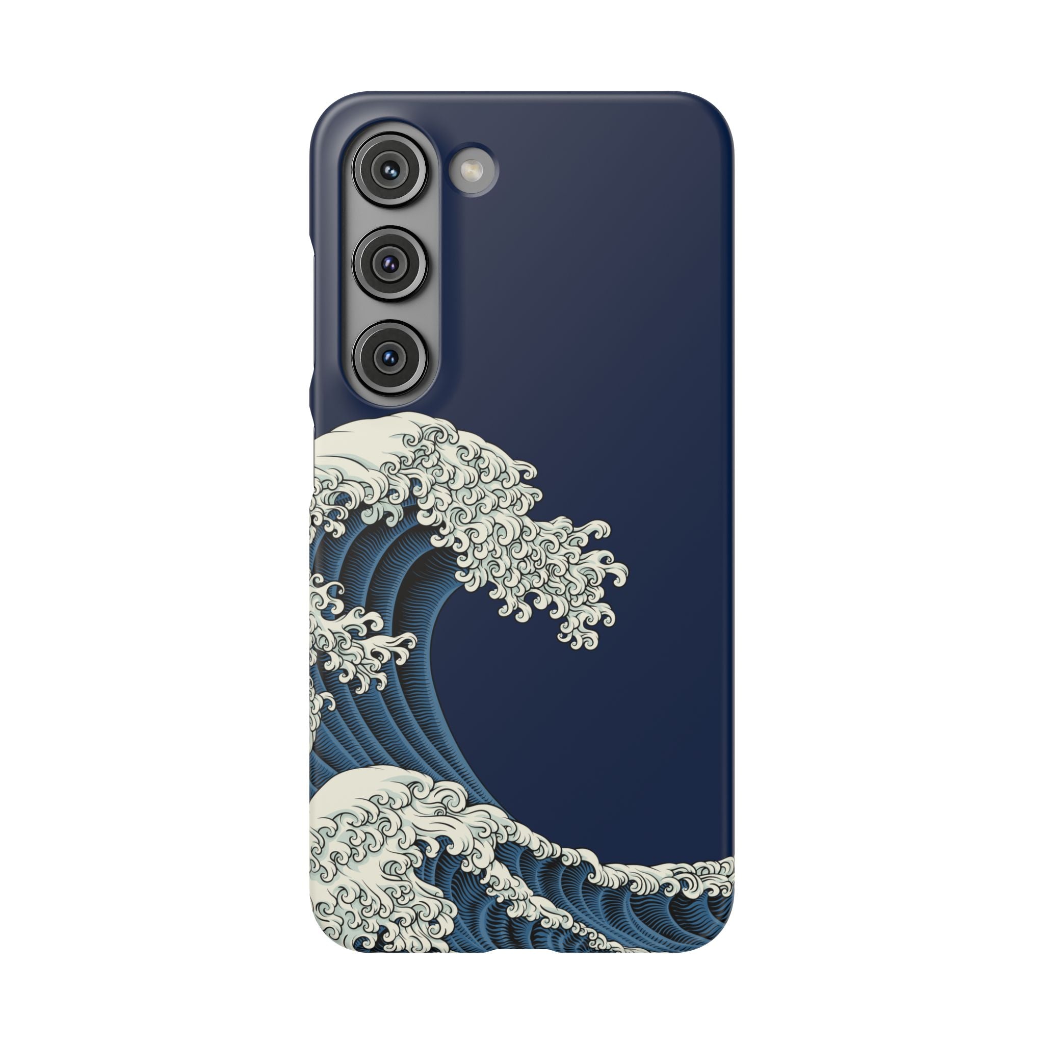 Phone Case — 'Go with the Flow' Wave Design