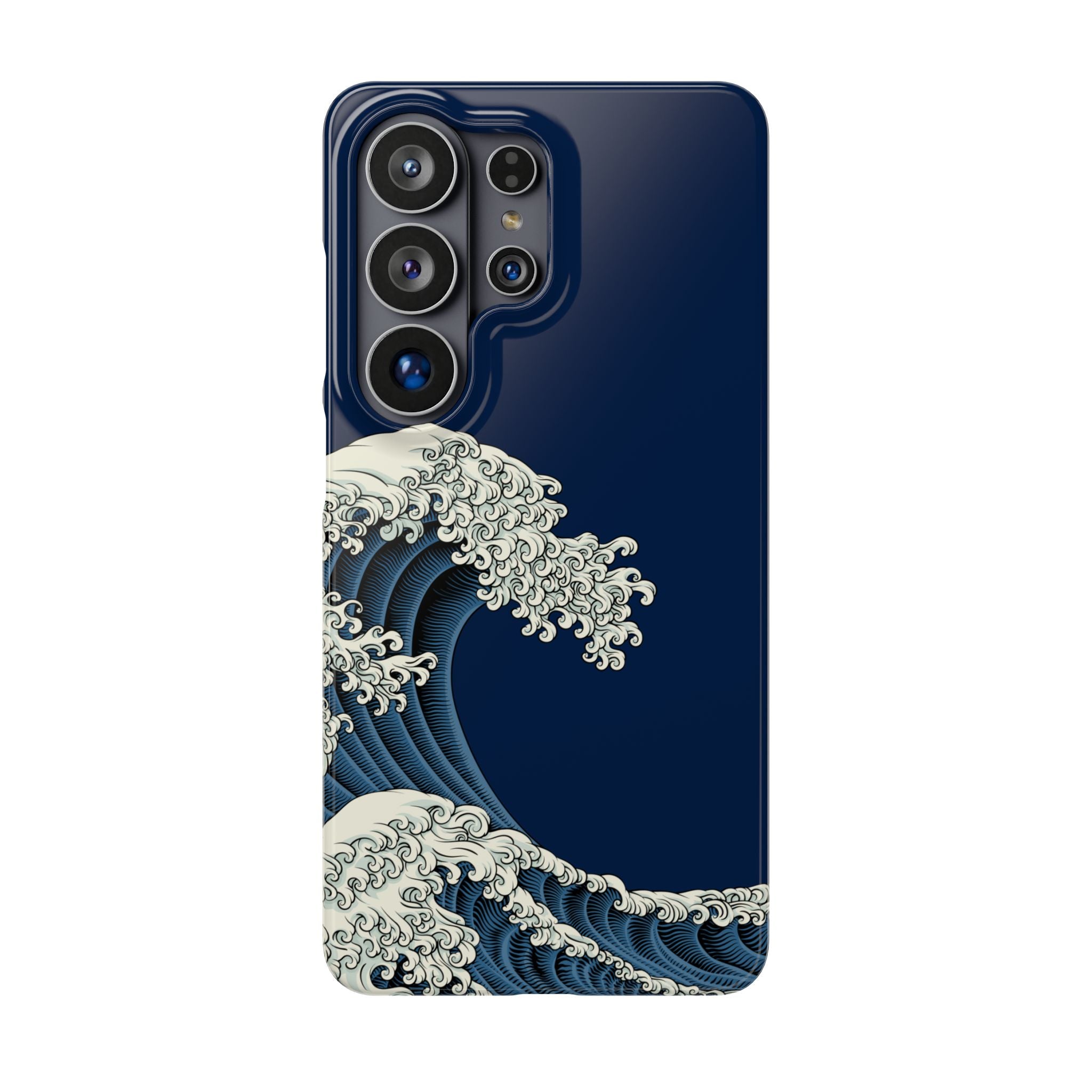 Phone Case — 'Go with the Flow' Wave Design