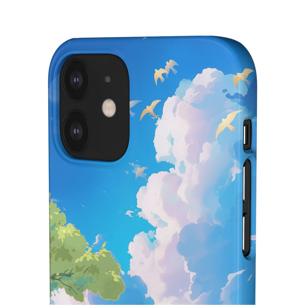 Snap Case Phone Case — Blue Sky Meadow Cloud Art