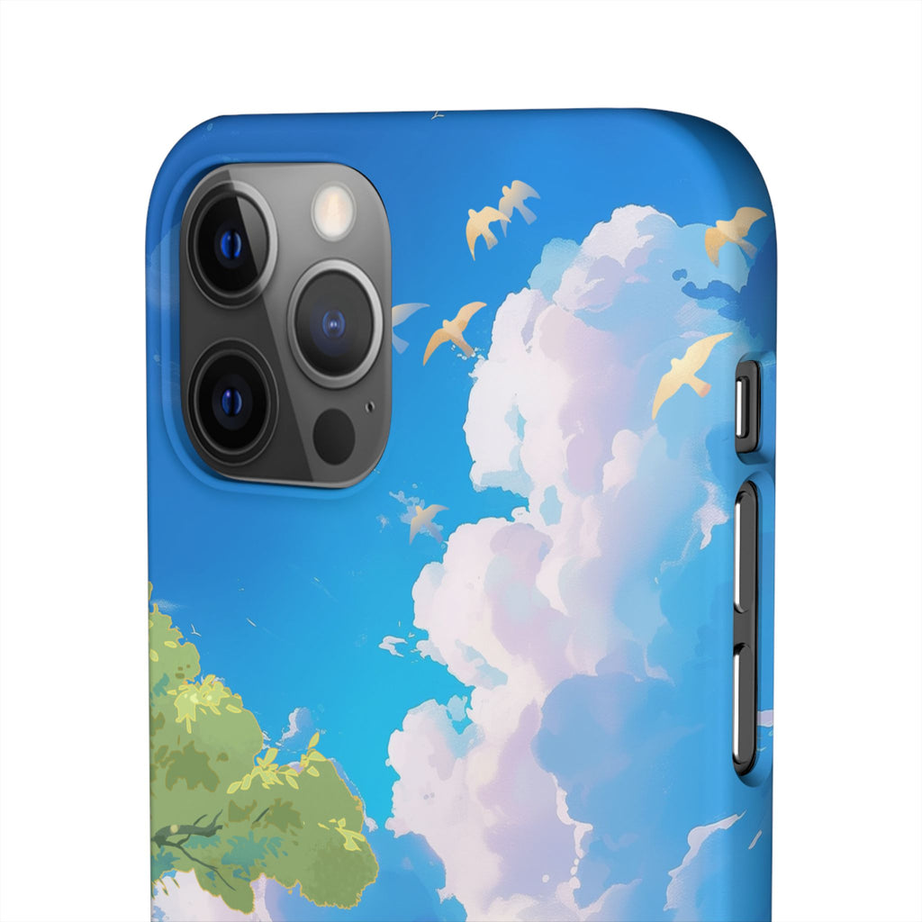 Snap Case Phone Case — Blue Sky Meadow Cloud Art