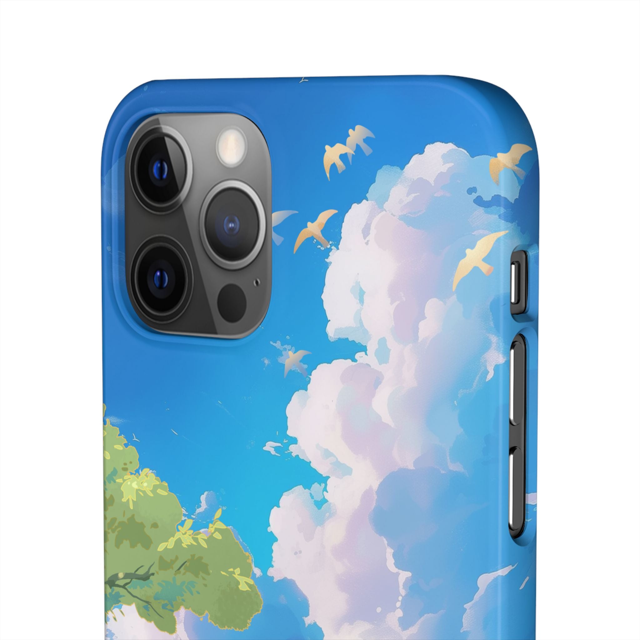 Snap Case Phone Case — Blue Sky Meadow Cloud Art