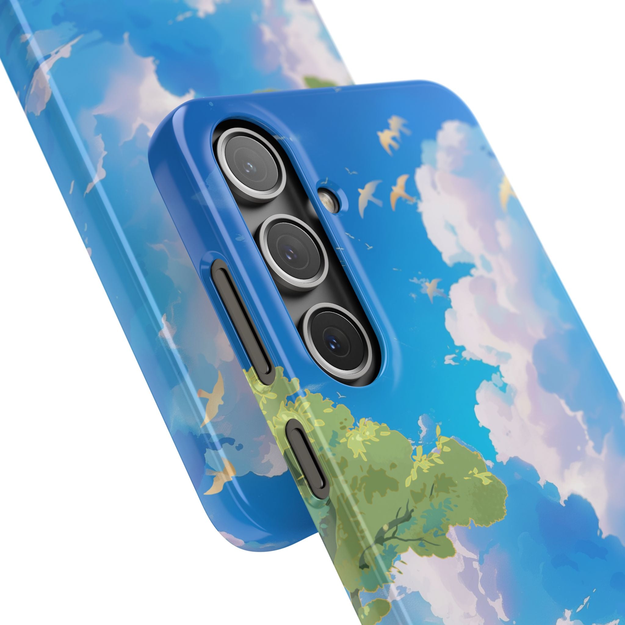 Snap Case Phone Case — Blue Sky Meadow Cloud Art