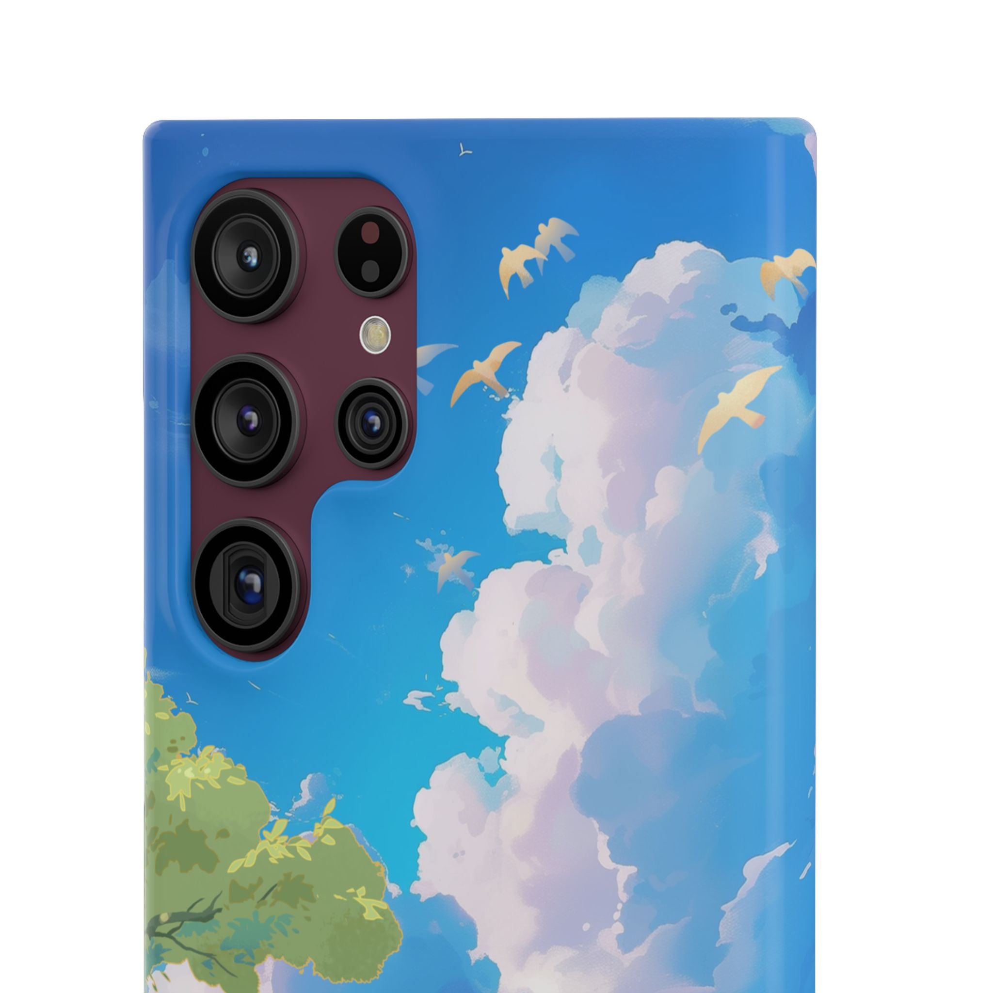 Snap Case Phone Case — Blue Sky Meadow Cloud Art