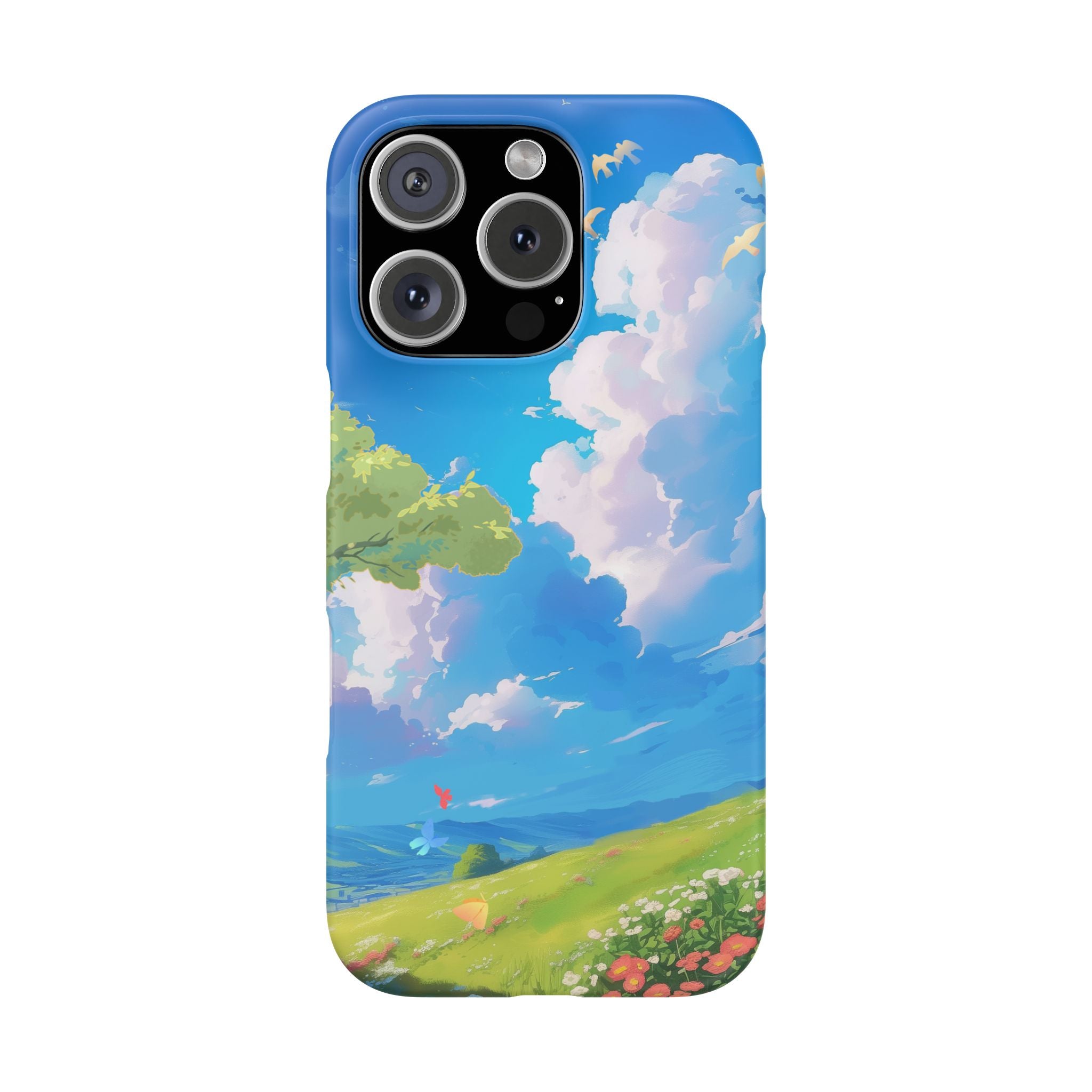 Snap Case Phone Case — Blue Sky Meadow Cloud Art