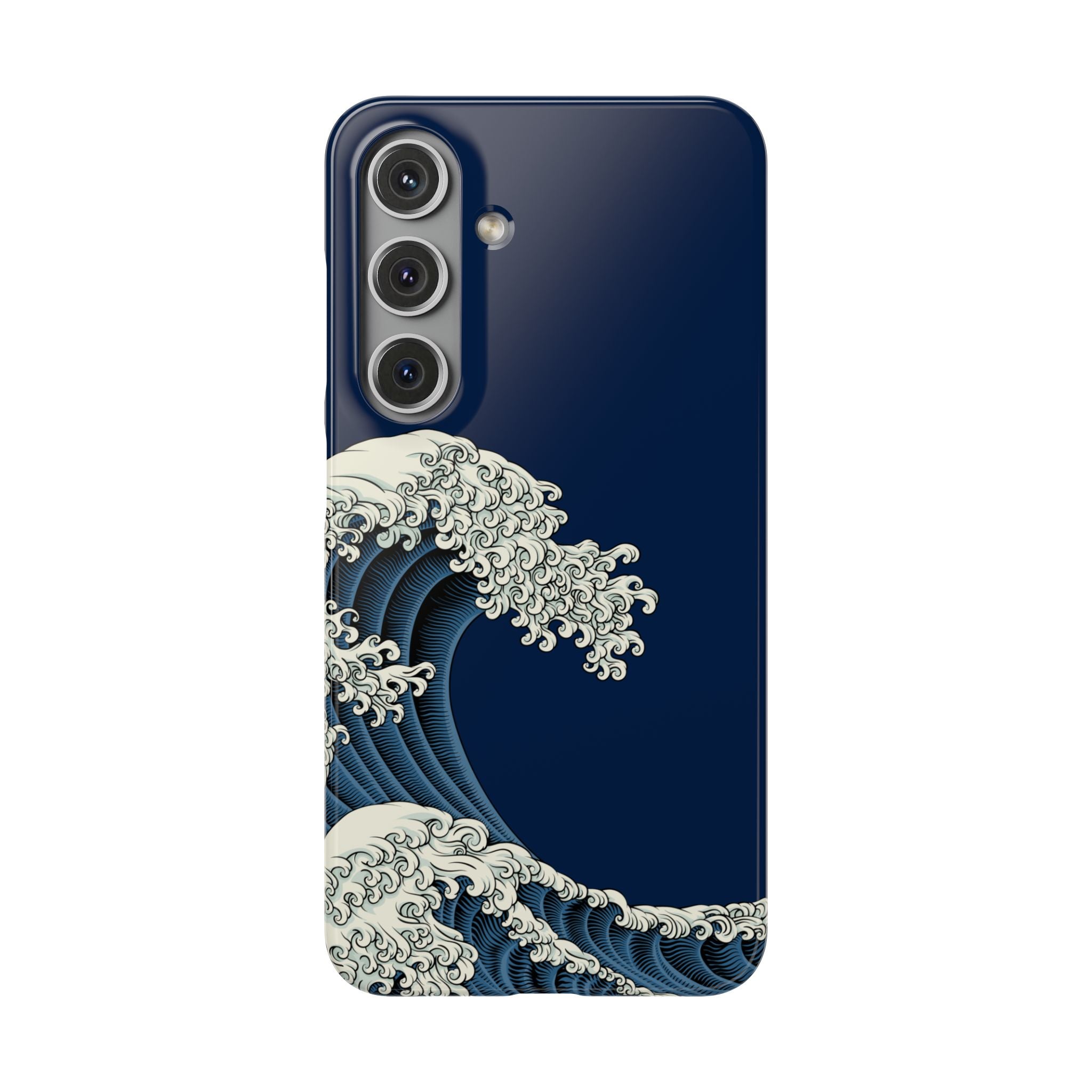 Phone Case — 'Go with the Flow' Wave Design