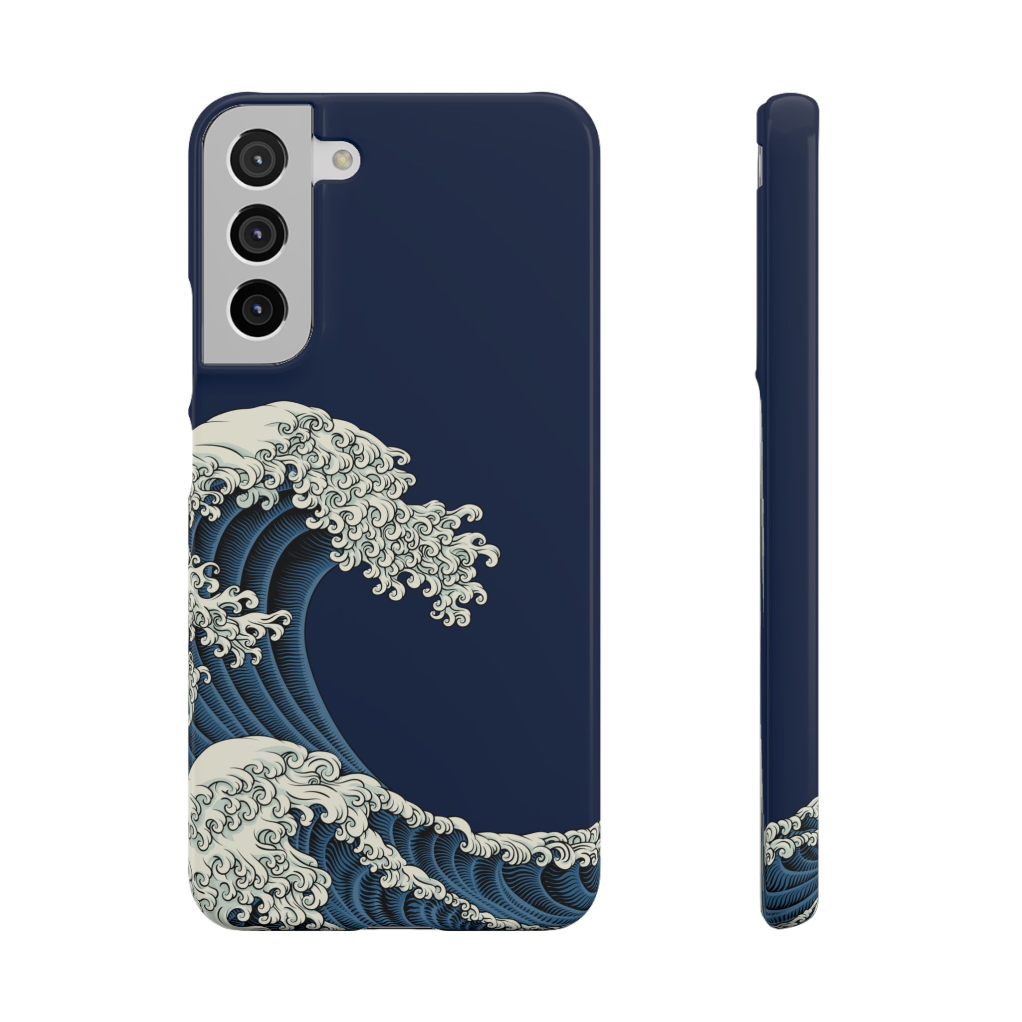 Phone Case — 'Go with the Flow' Wave Design