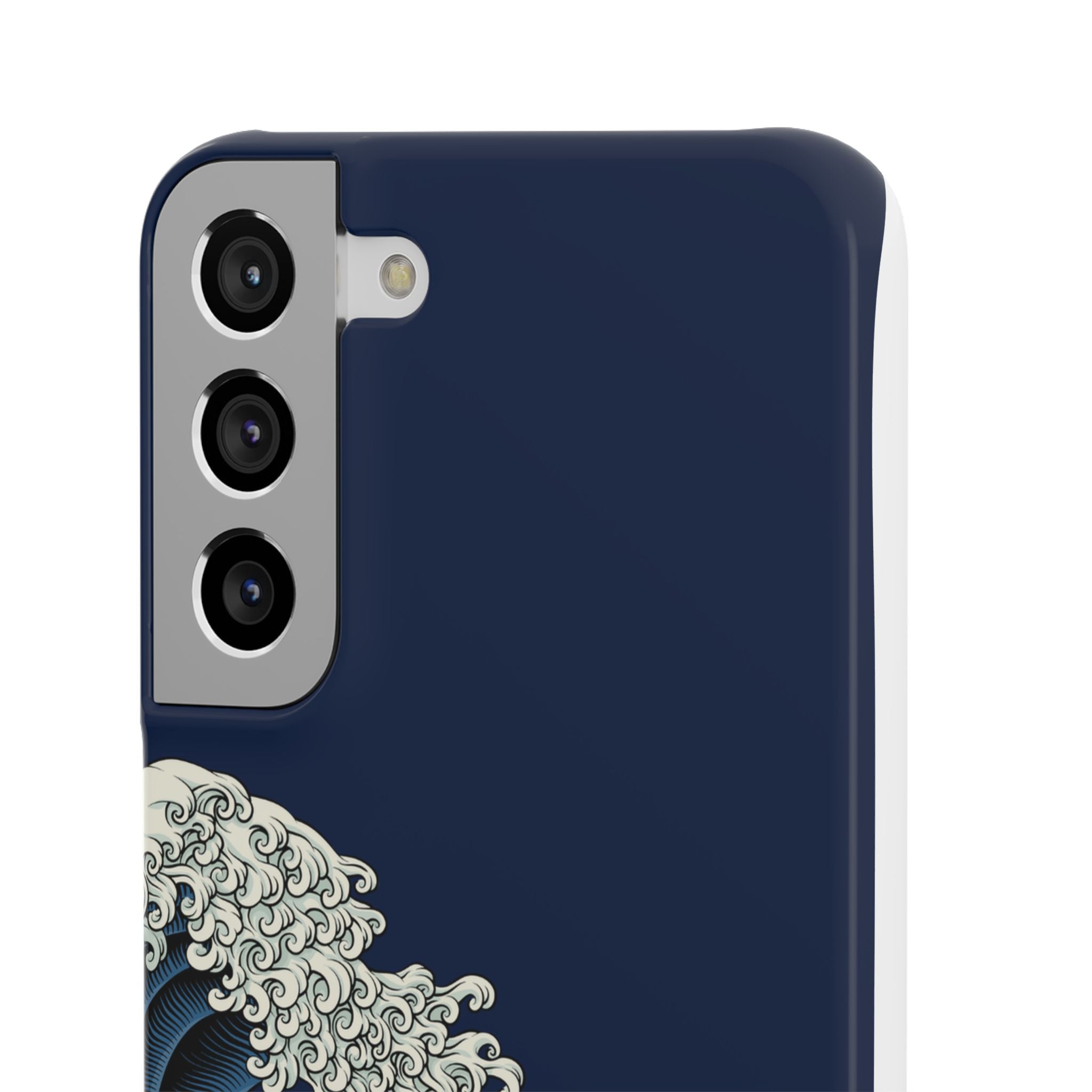 Phone Case — 'Go with the Flow' Wave Design