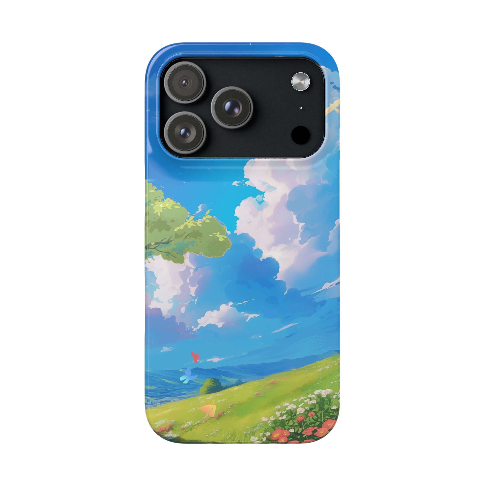 Snap Case Phone Case — Blue Sky Meadow Cloud Art