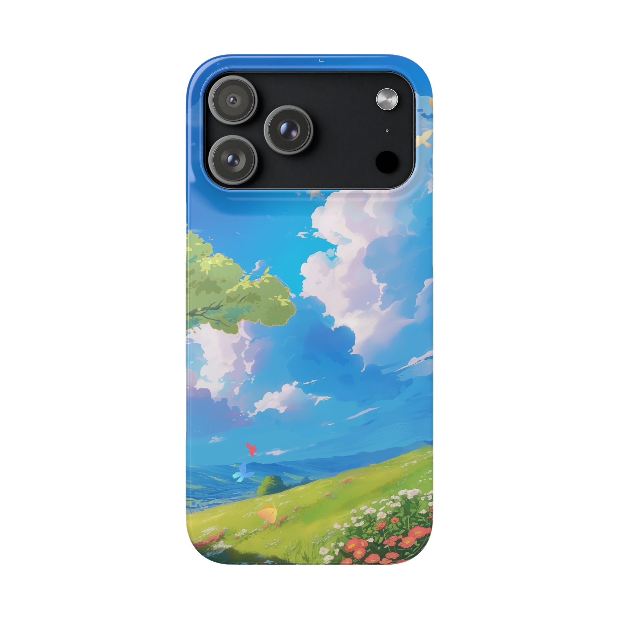 Snap Case Phone Case — Blue Sky Meadow Cloud Art