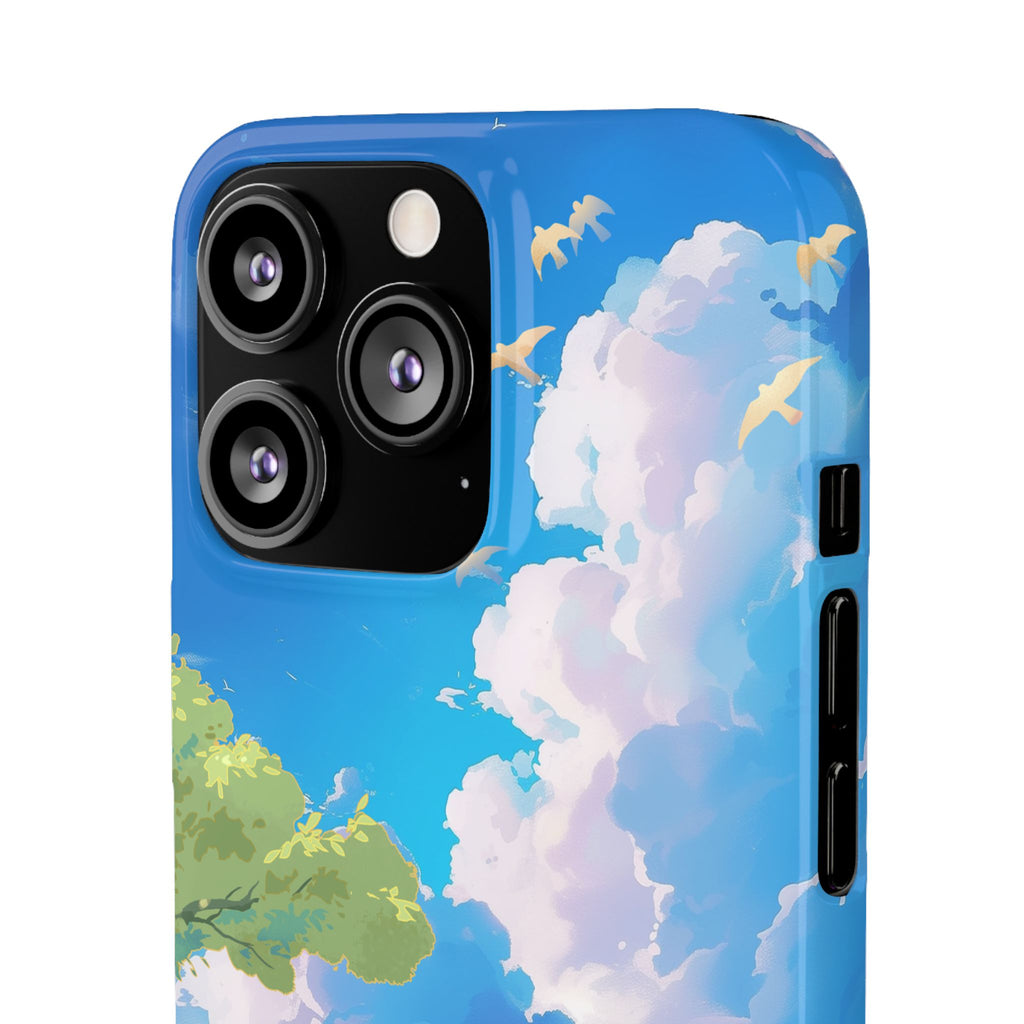 Snap Case Phone Case — Blue Sky Meadow Cloud Art