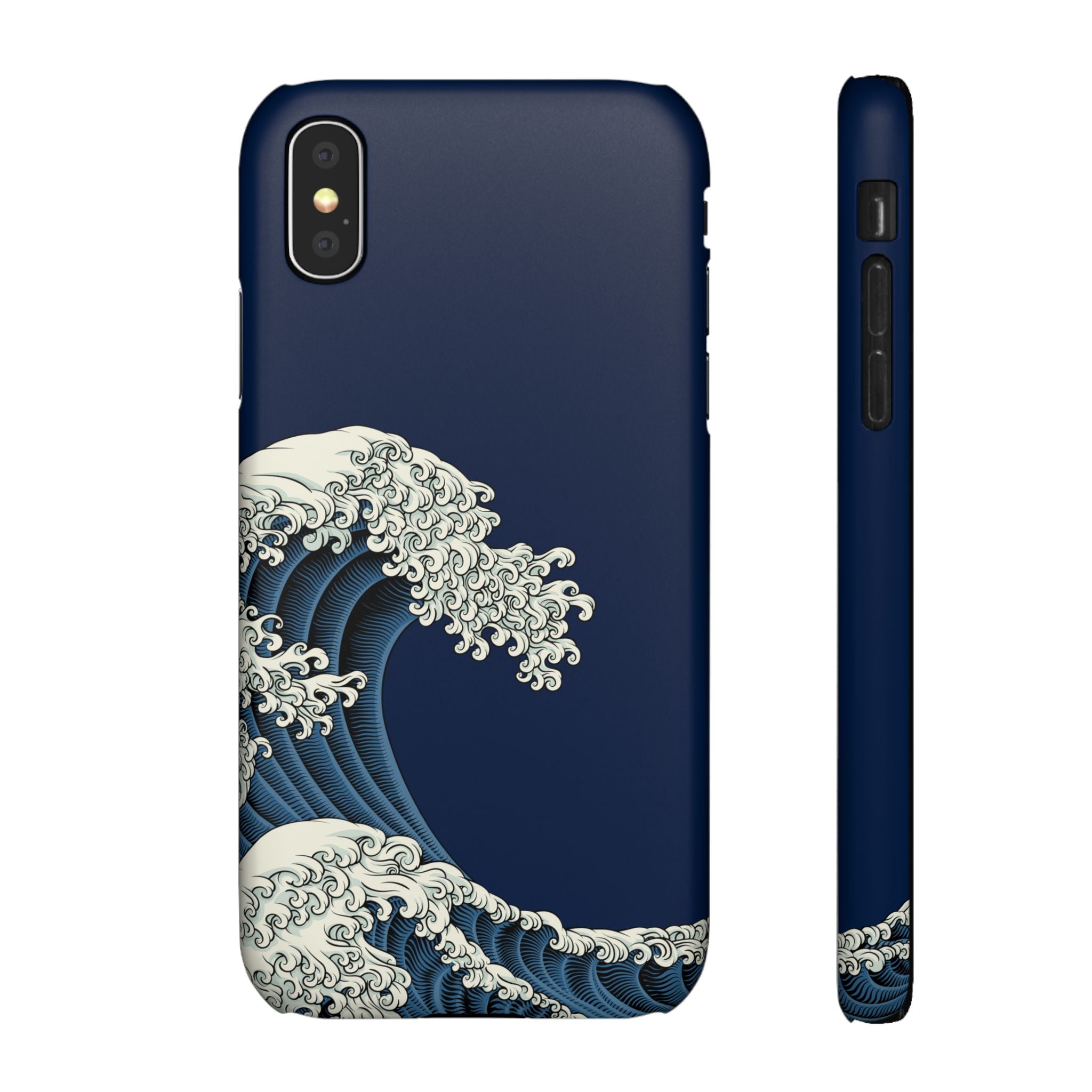 Phone Case — 'Go with the Flow' Wave Design