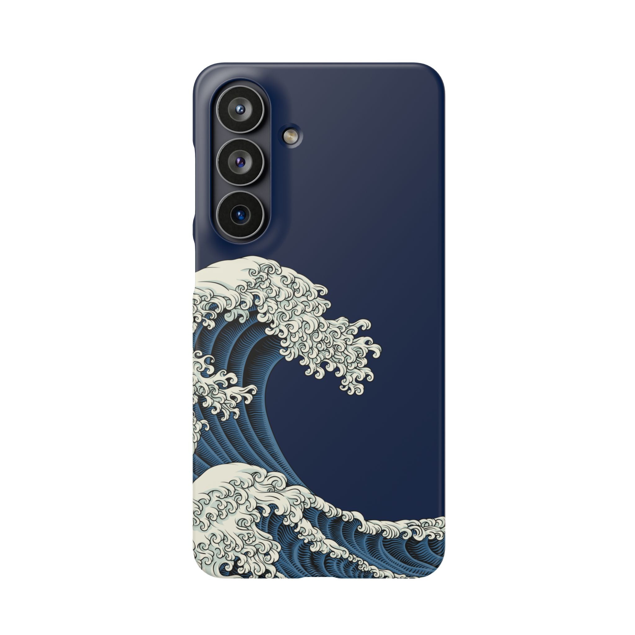 Phone Case — 'Go with the Flow' Wave Design