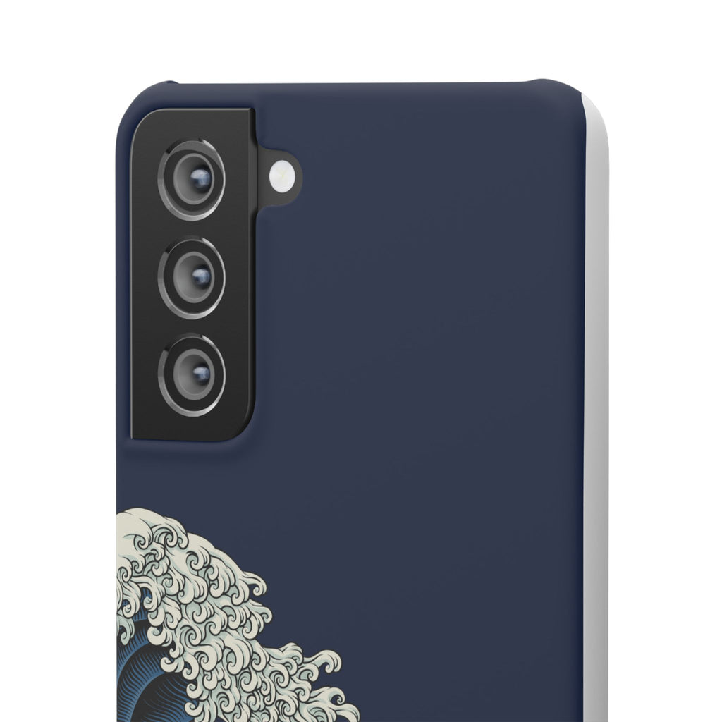 Phone Case — 'Go with the Flow' Wave Design