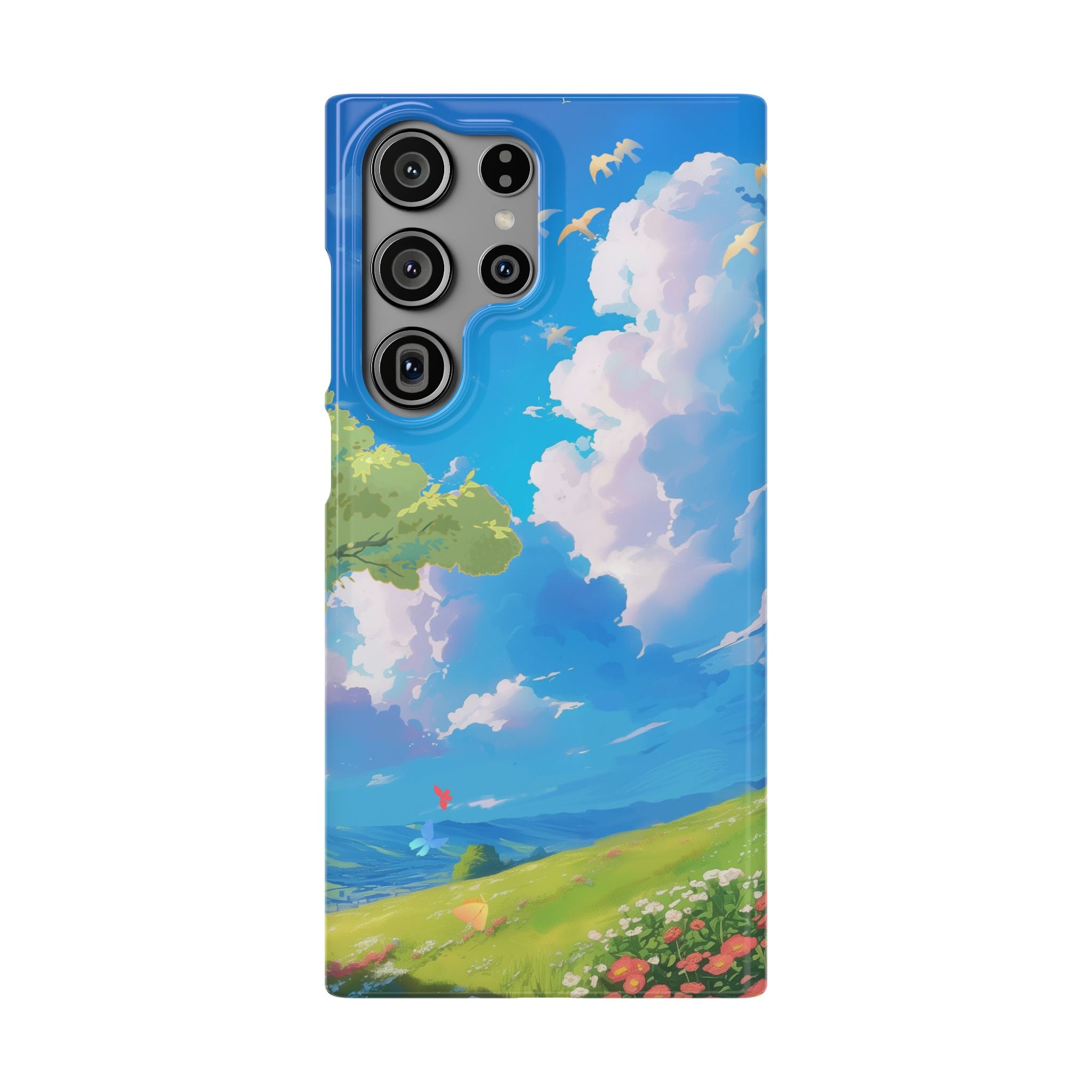 Snap Case Phone Case — Blue Sky Meadow Cloud Art
