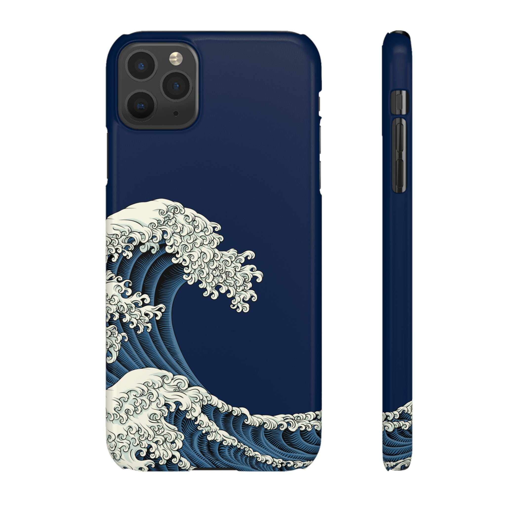Phone Case — 'Go with the Flow' Wave Design