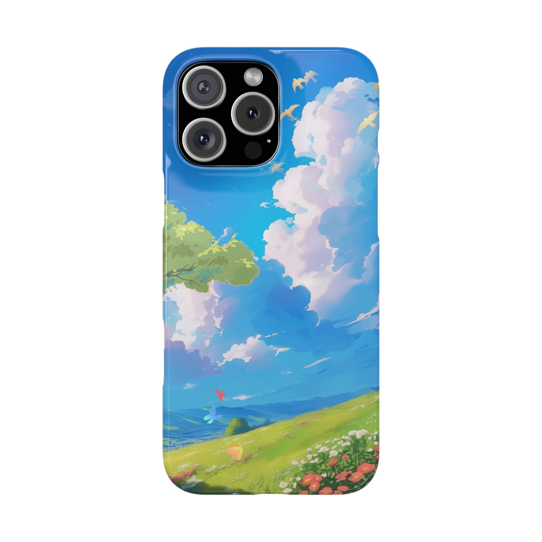 Snap Case Phone Case — Blue Sky Meadow Cloud Art
